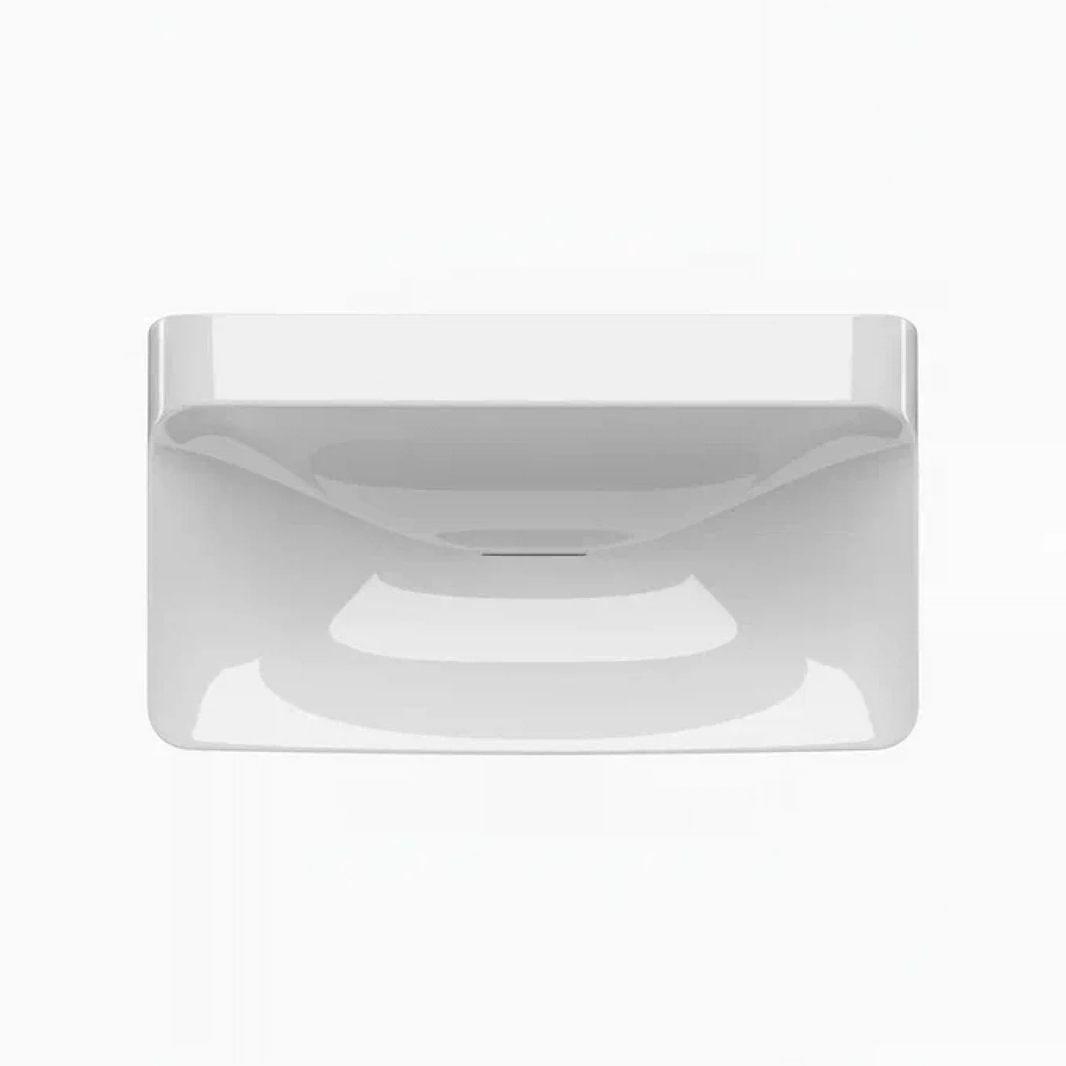 Изображение товара Раковина для ванной полувстраиваемая Uperwood Ocean 80 см, без отверстия,белая глянцевая