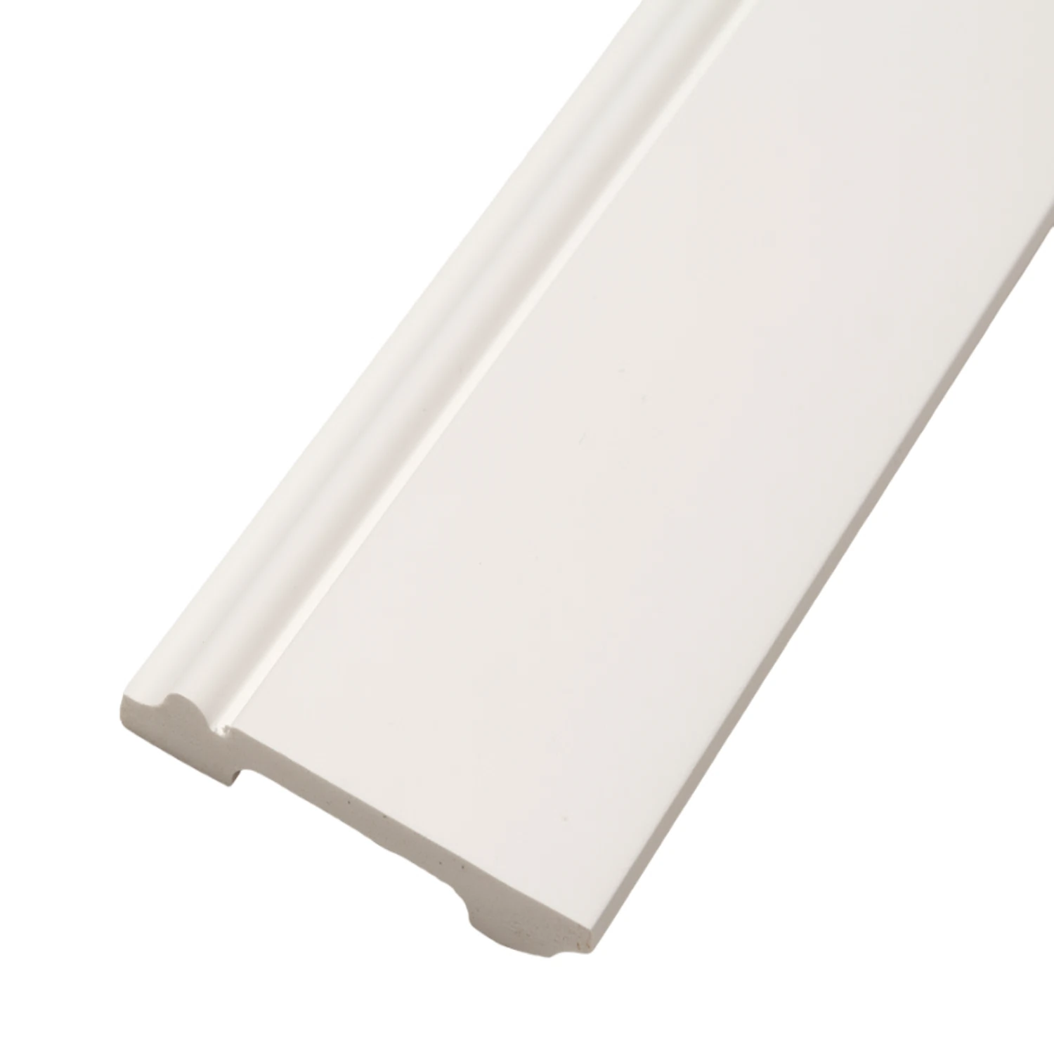 Изображение товара Плинтус СОЛИД 1 UHD 01/80 80*12*2000. Белый под покраску