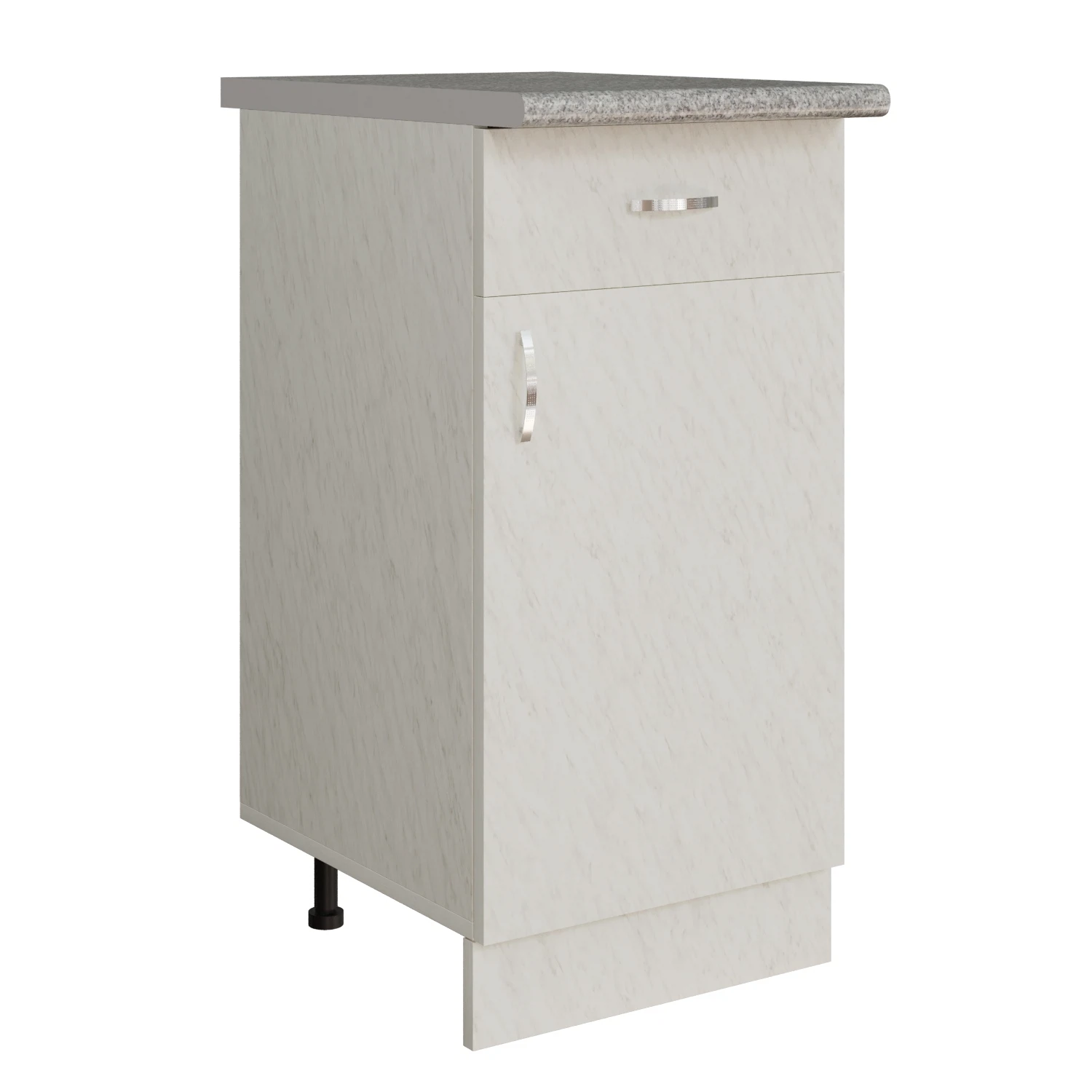 Изображение товара Стол разделочный 40 белый мрамор (1 ящик)