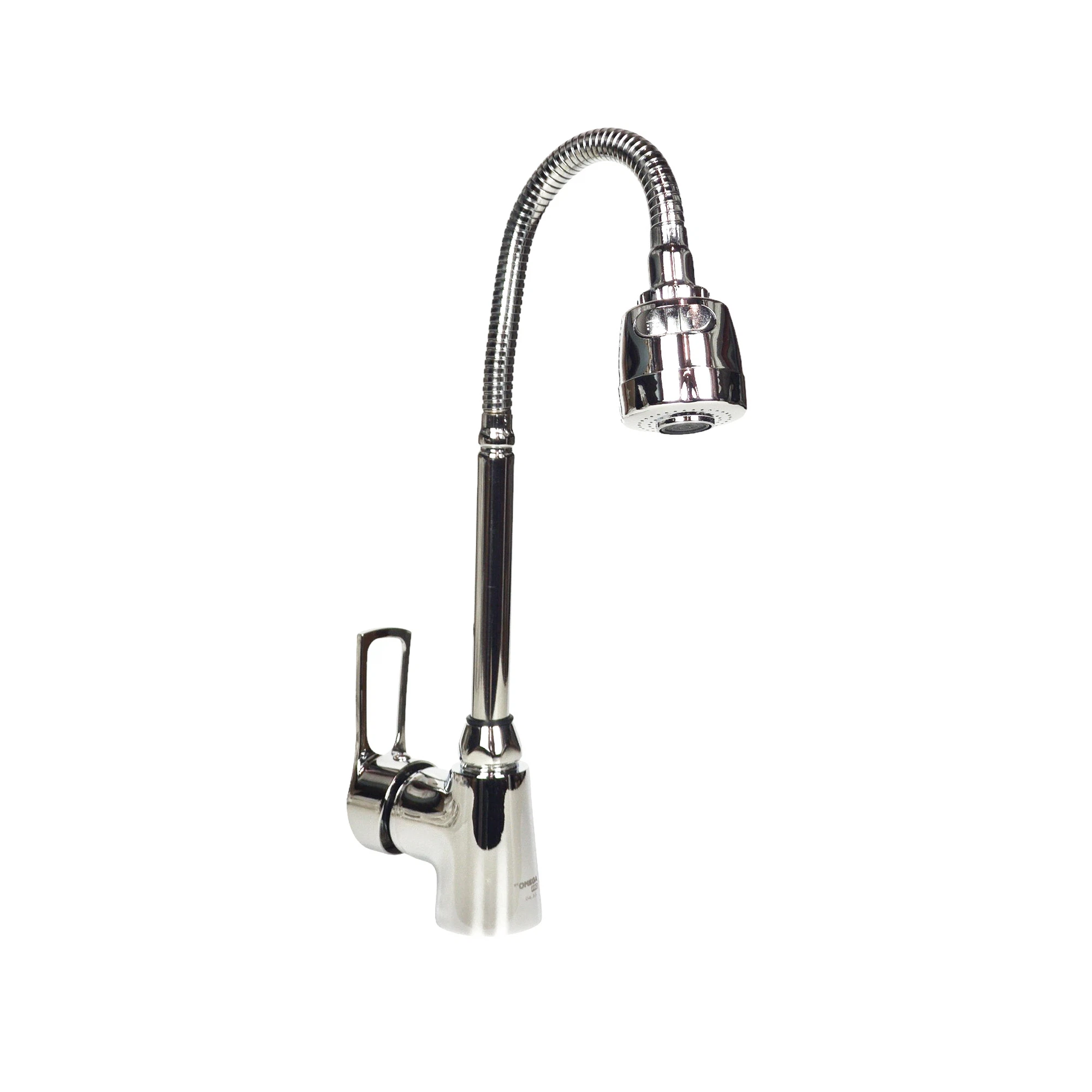 Изображение товара Рычажный смеситель для кухни Сантаком stOMEGA PRO хром, длинный излив, 9402у