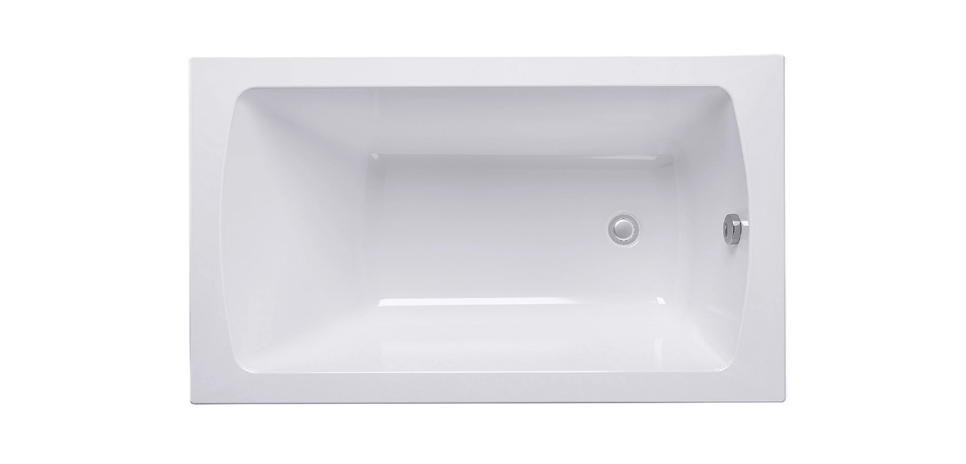 Изображение товара Акриловая ванна Alex Baitler Онега 120x60 прямоугольная надежная современная сантехника