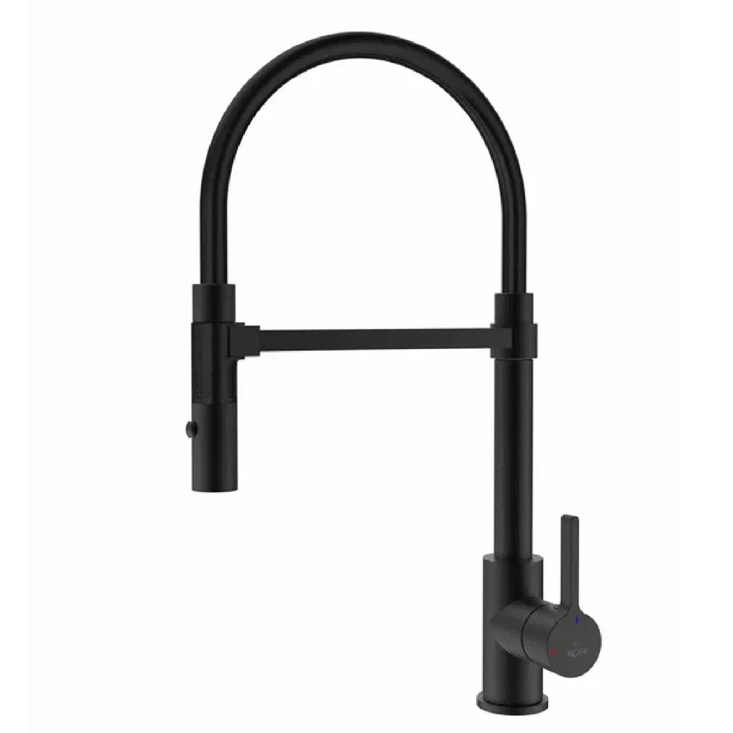 Изображение товара Смеситель для кухни с гибким изливом Rose R133H, черный