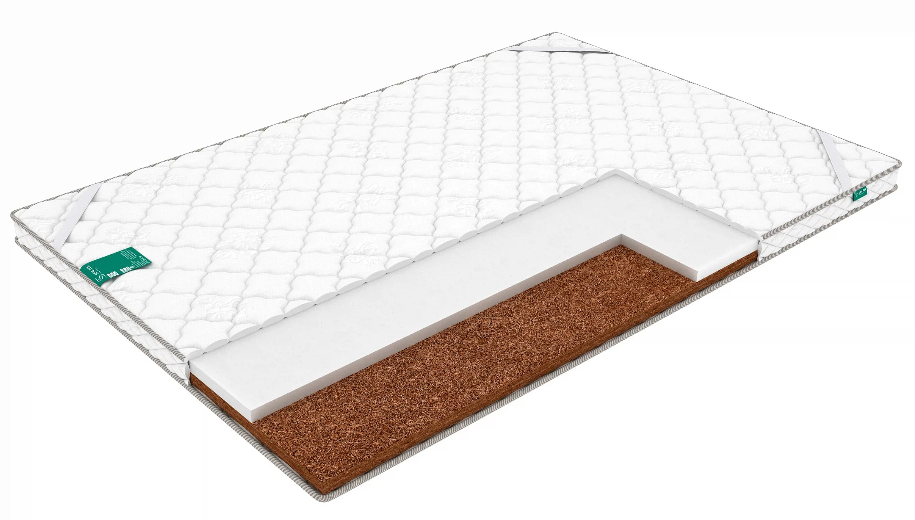 Изображение товара Топпер Sleeptek Foam Cocos 180x200 см с ортопедическим наполнением и чехлом