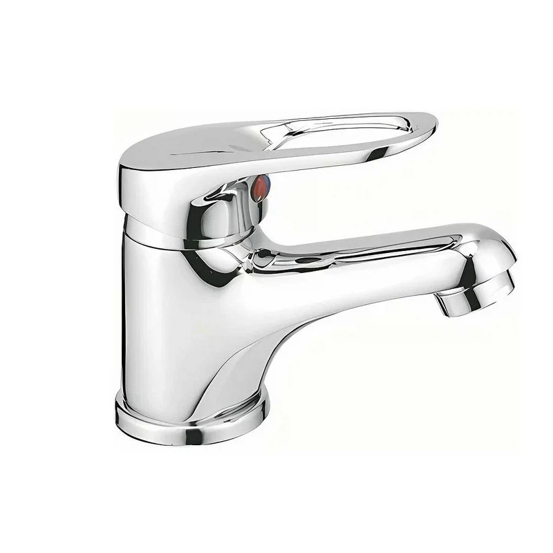 Изображение товара Смеситель для умывальника D-Lin D1104 с хромом, рычажный, 9.8 см излив