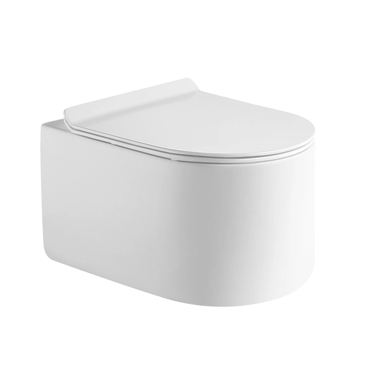 Изображение товара Унитаз подвесной Alcora Neo Tornado безободковый c сиденьем DPL Slim и микролифтом