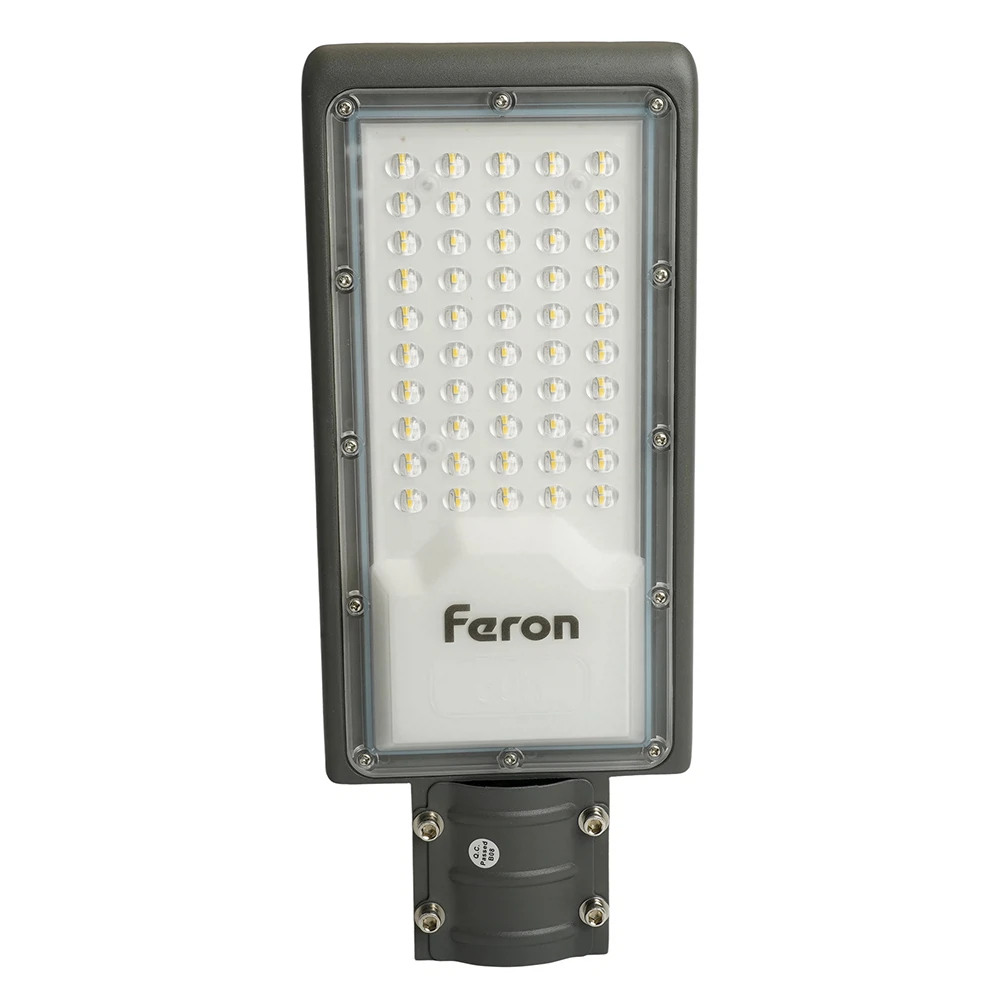 Изображение товара Светодиодный уличный консольный светильник Feron SP3032 50W 6400K 230V, серый Изображение товара Светодиодный уличный консольный светильник Feron SP3032 50W 6400K 230V, серый
