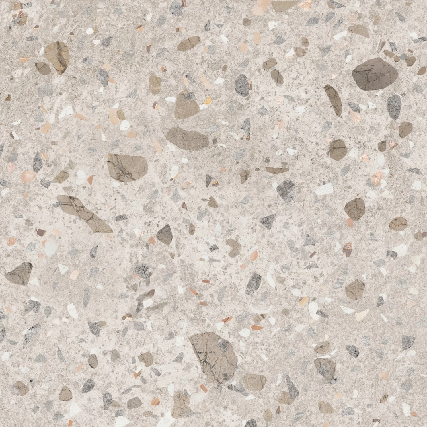 Изображение товара Керамогранит 60х60 "Rockfall" серые, глазурованные матовы