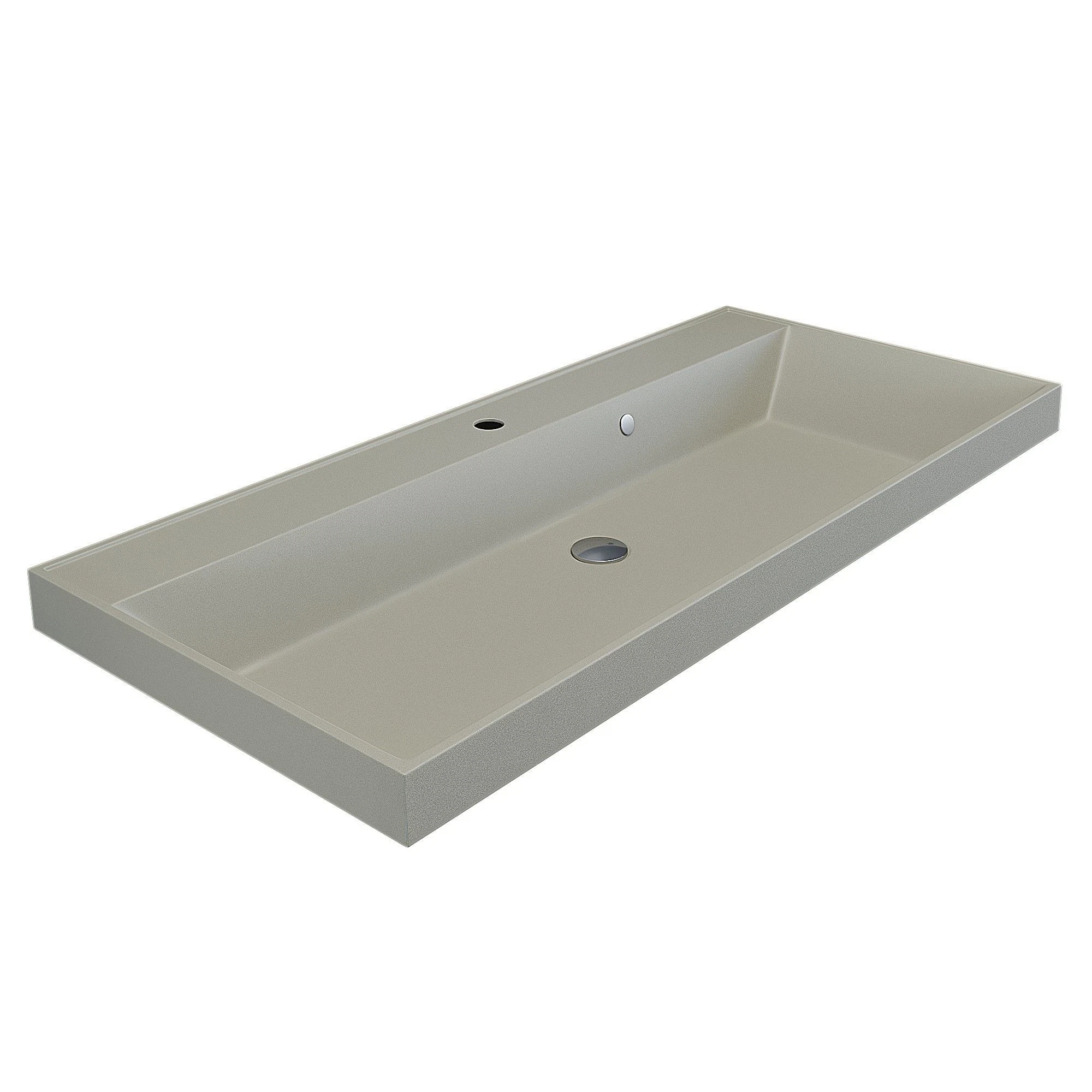 Изображение товара Раковина для ванной Uperwood Classic Quartz 100х45 см бежевая матовая