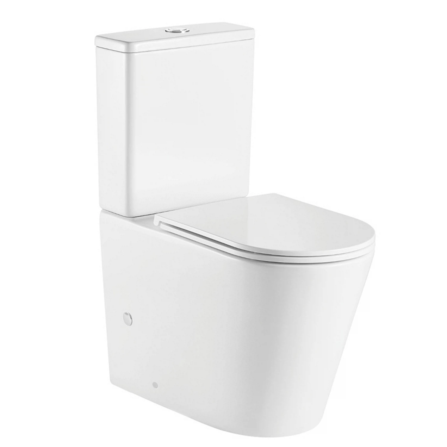 Изображение товара Унитаз напольный с бачком безободковый с быстросъемным сиденьем микролифт Azario Vetro AZ-2149