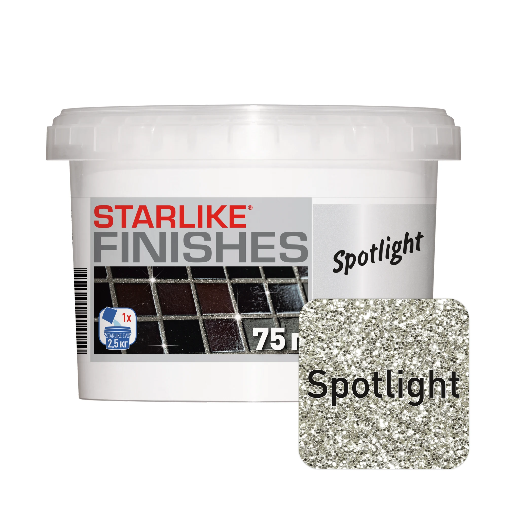 Изображение товара Добавка для затирок LITOKOL STARLIKE FINISHES SPOTLIGHT блестящая 0,075 кг