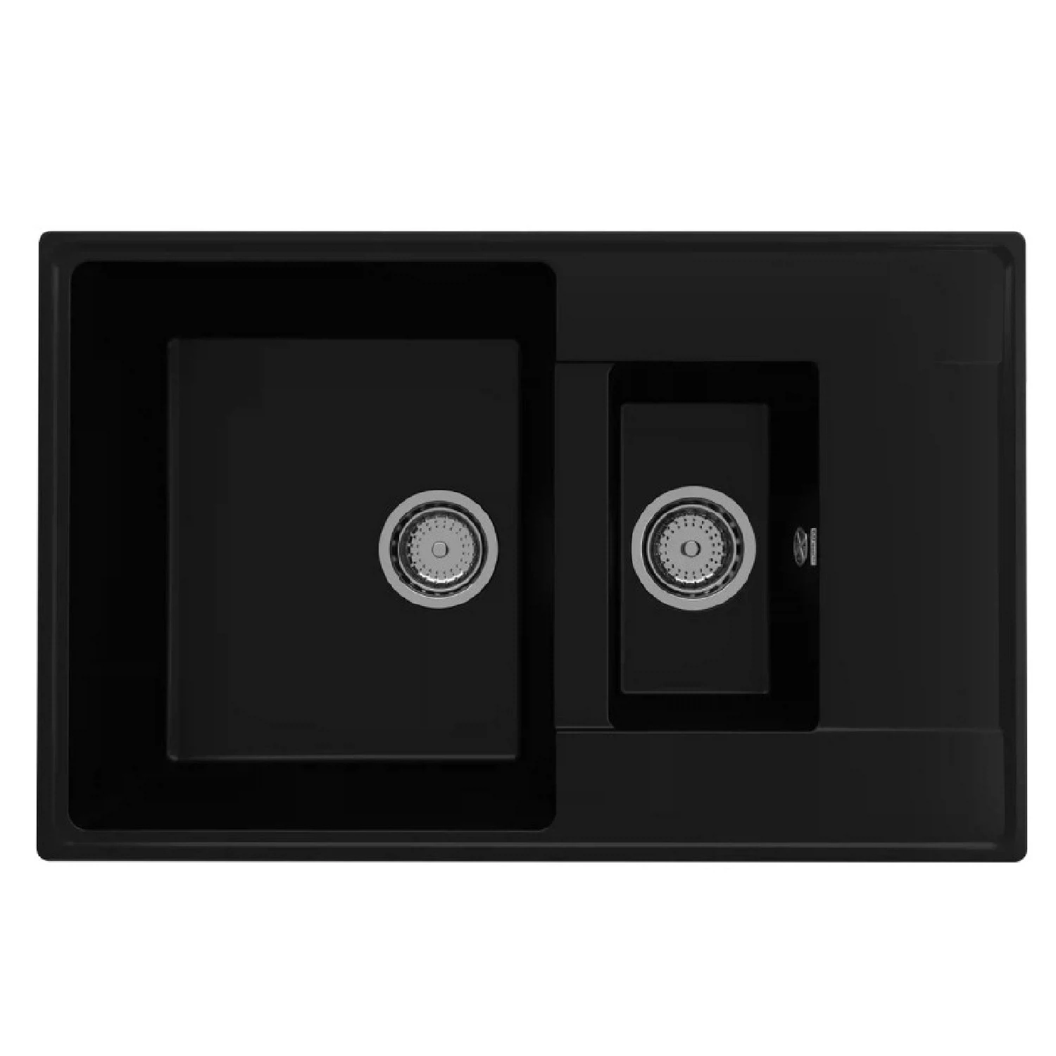 Изображение товара Кухонная мойка Ulgran Quartz Prima 780 1,5K-07, уголь