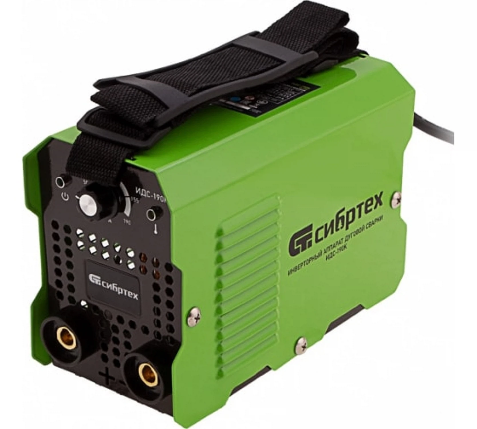 Изображение товара Инверторный аппарат дуговой сварки ИДС-170K, 170 А, ПВ 80%, диаметр электрода 1,6-3,2 мм Сибртех