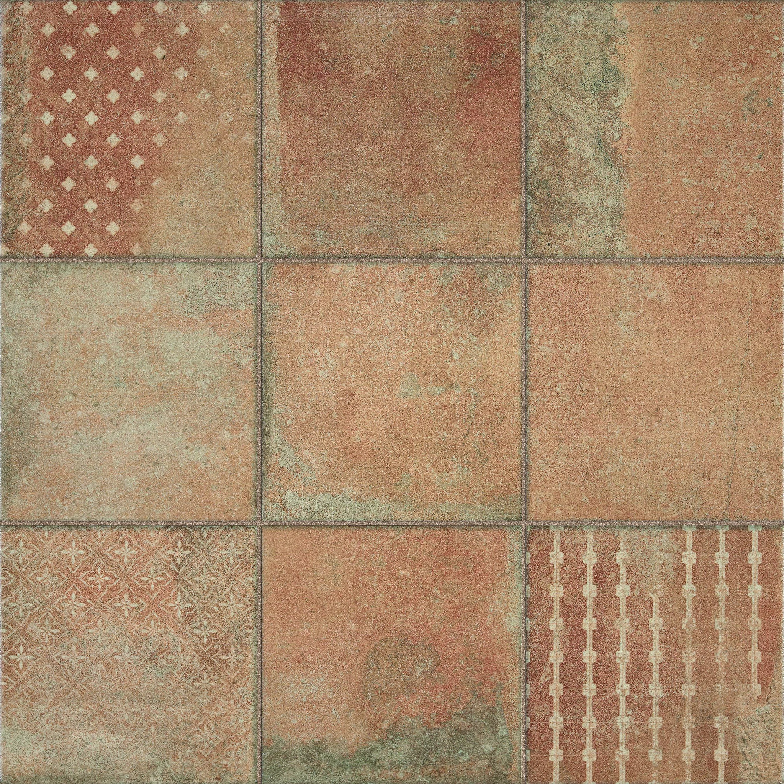 Изображение товара Керамогранит Kube Quinta Cotto-D 45x45, Испания, морозостойкий, коричневый