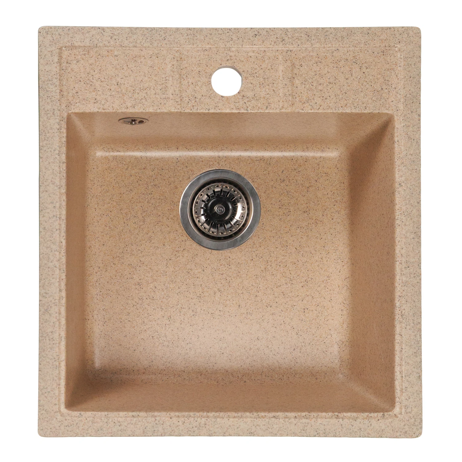 Изображение товара Мойка ML-GMS110 СТАНДАРТ песочная прямоугольная 497*440*175мм