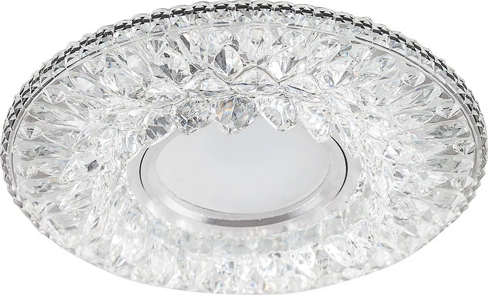 Изображение товара Светильник встраиваемый с LED подсветкой Feron CD942 потолочный MR16 G5.3 прозрачный