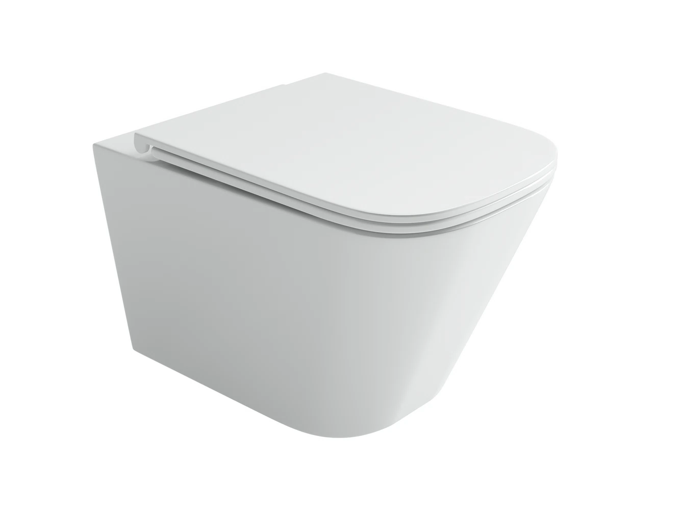 Изображение товара Подвесной унитаз безободковый Union торнадо, белый, скрытая установка, гарантия 10 лет