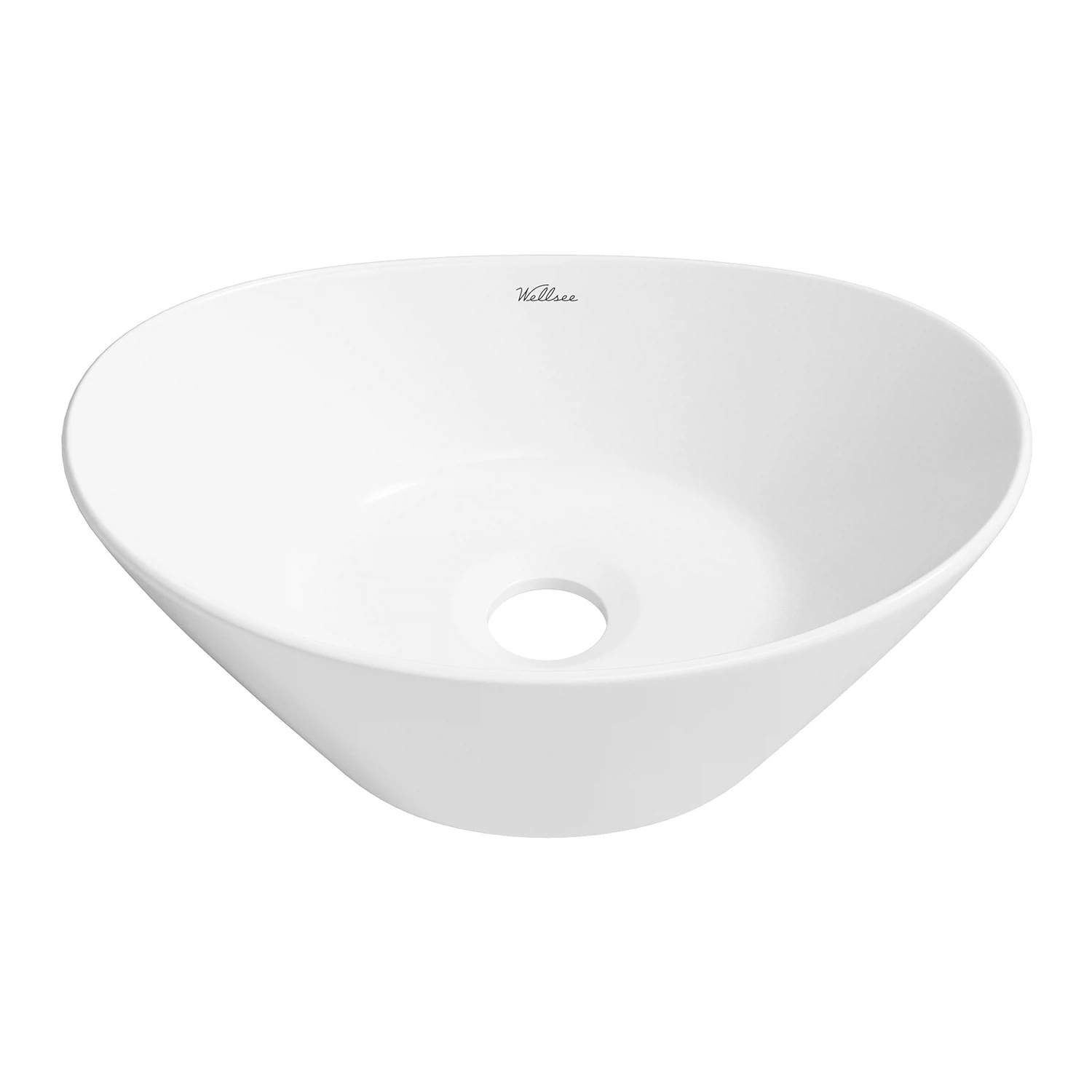 Изображение товара Wellsee Dulcet Tones накладная овальная раковина 360x250 мм белая