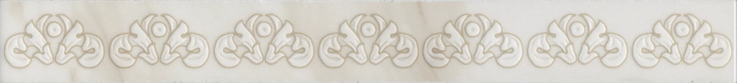 Изображение товара Бордюр керамический Карелли глянцевый 30x3,4x0,9, бежевый