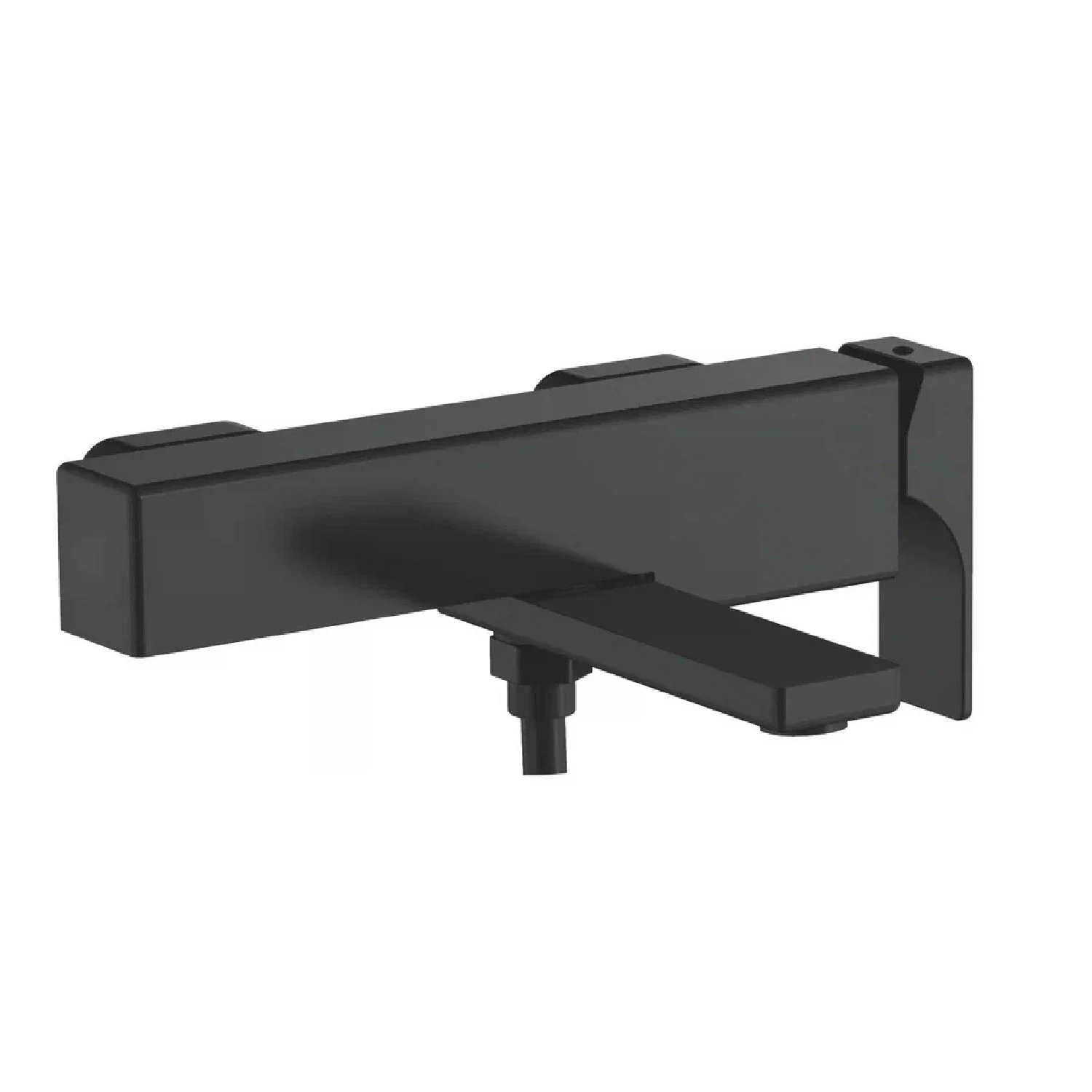 Изображение товара Rose R1002H - смеситель для ванны черный, 19, 5 см излив, 3 режима