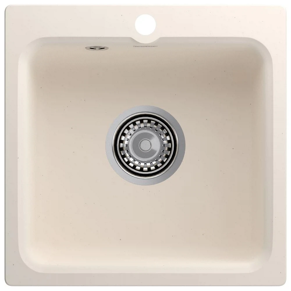 Изображение товара Кухонная мойка GranFest SMART 430, белый, искусственный мрамор