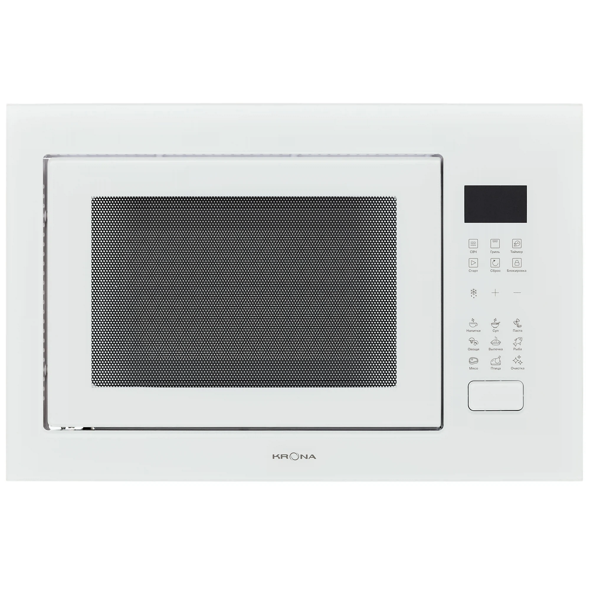 Изображение товара Встраиваемая микроволновая печь KRONA REIN 60 WH, 1200 Вт, белая