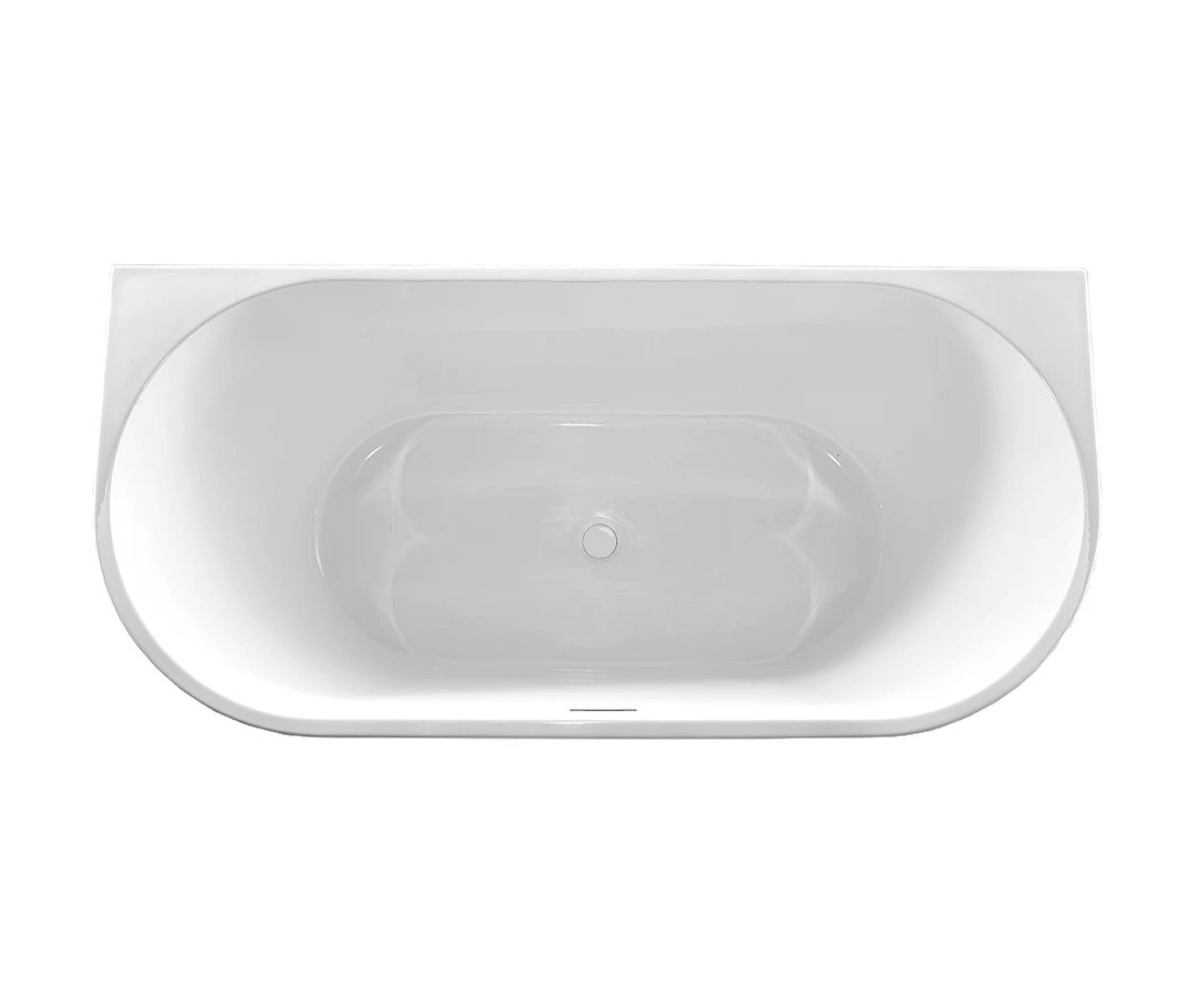 Изображение товара Ванна акриловая Vincea VBT-421-1800, цвет белый, щелевой перелив