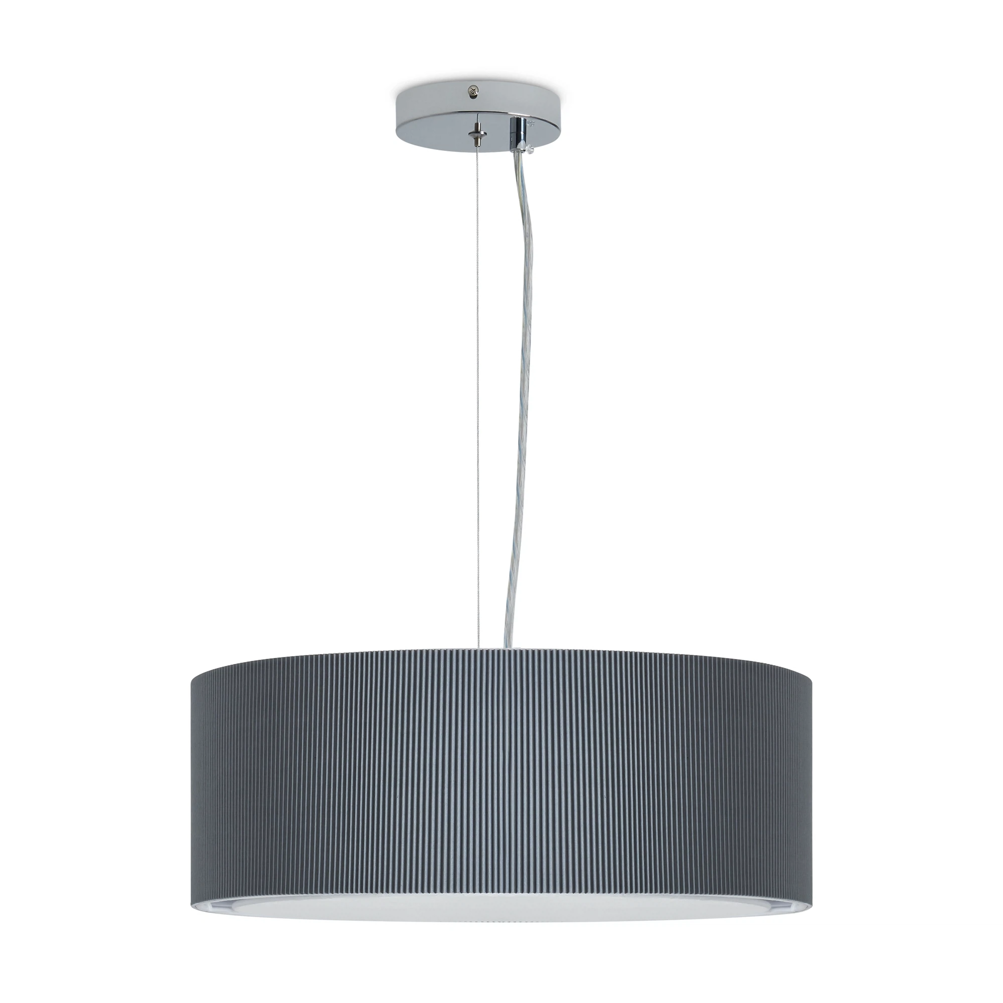 Изображение товара Подвесной светильник Freya Pleating FR5434PL-03GR, стильный абажур из ткани