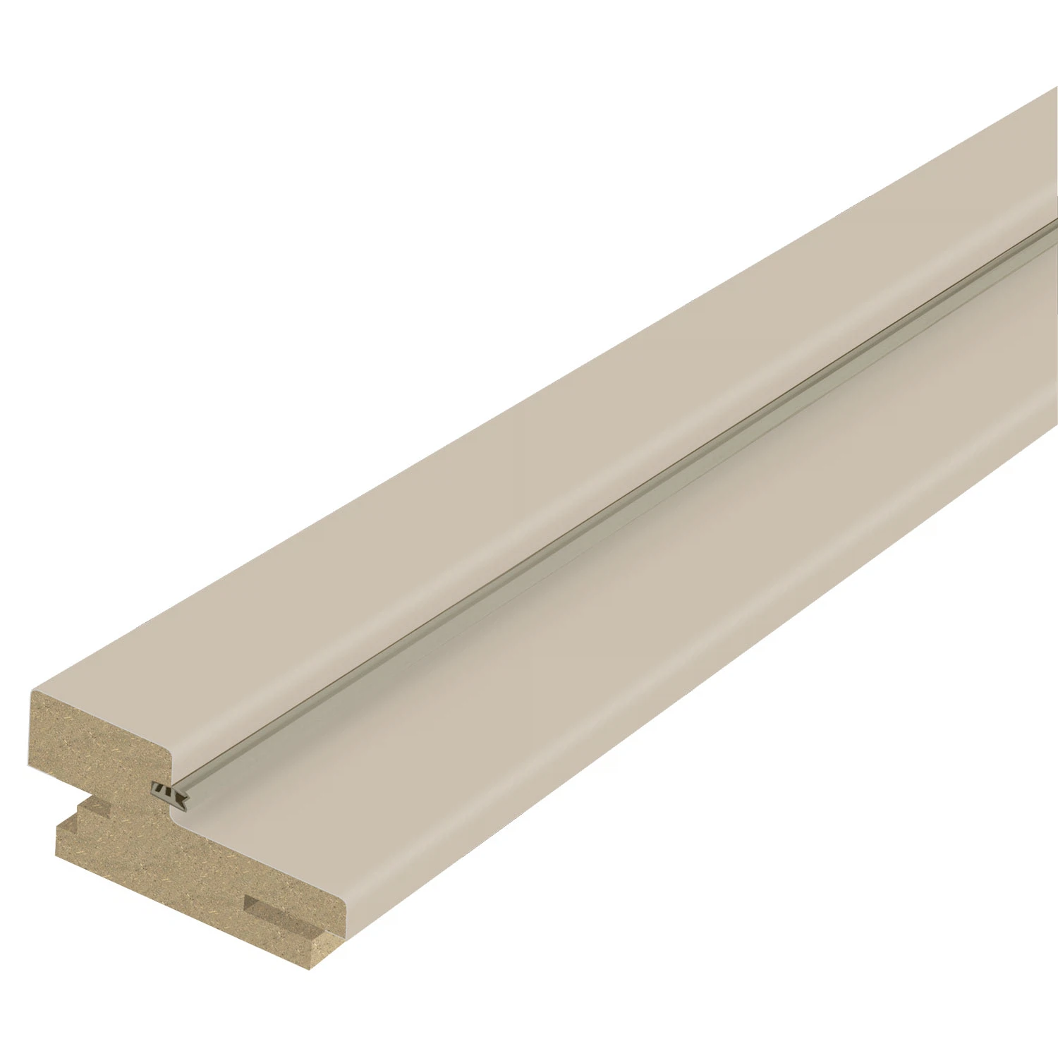 Изображение товара Дверная стойка EMALUX  80х36х2070мм Компланарная NEO (для дверей без притвора) телескопическая, цвет Кварцит, с уплотнителем