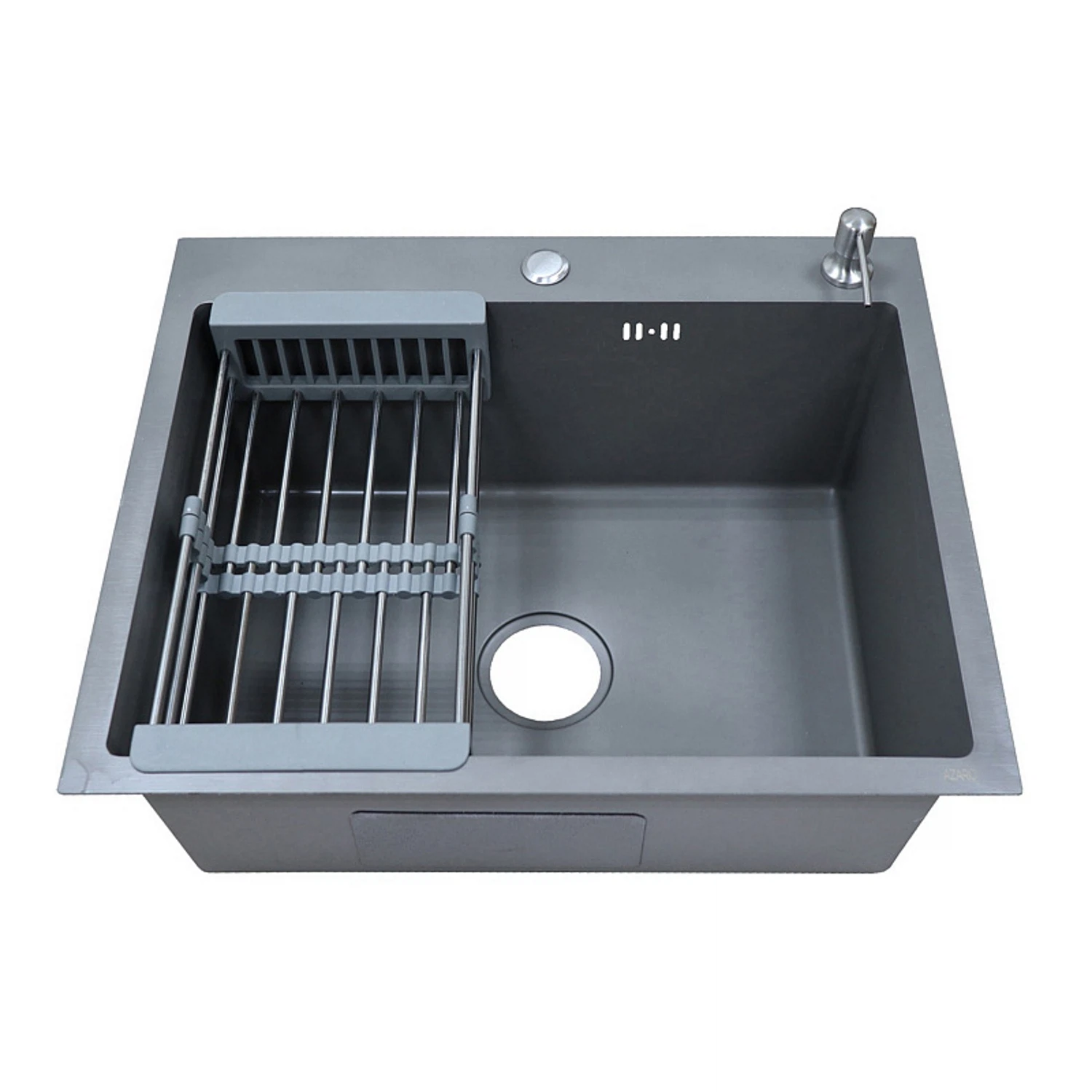 Изображение товара Мойка для кухни Azario NICOLE 500х500х220 серая