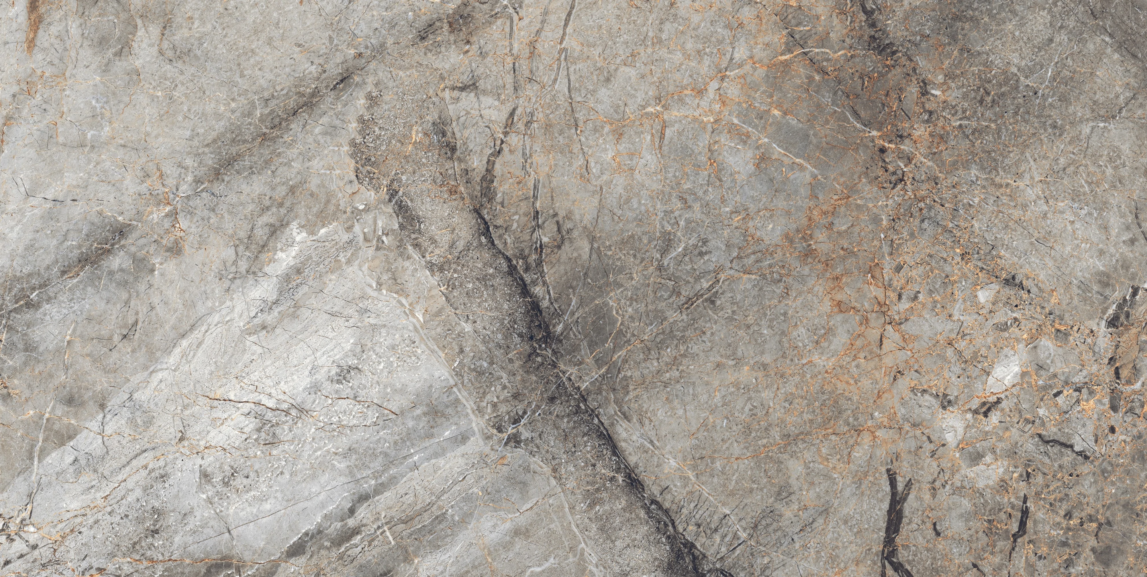 Изображение товара Керамический гранит River Grey Glossy 60x120 см для пола и стен