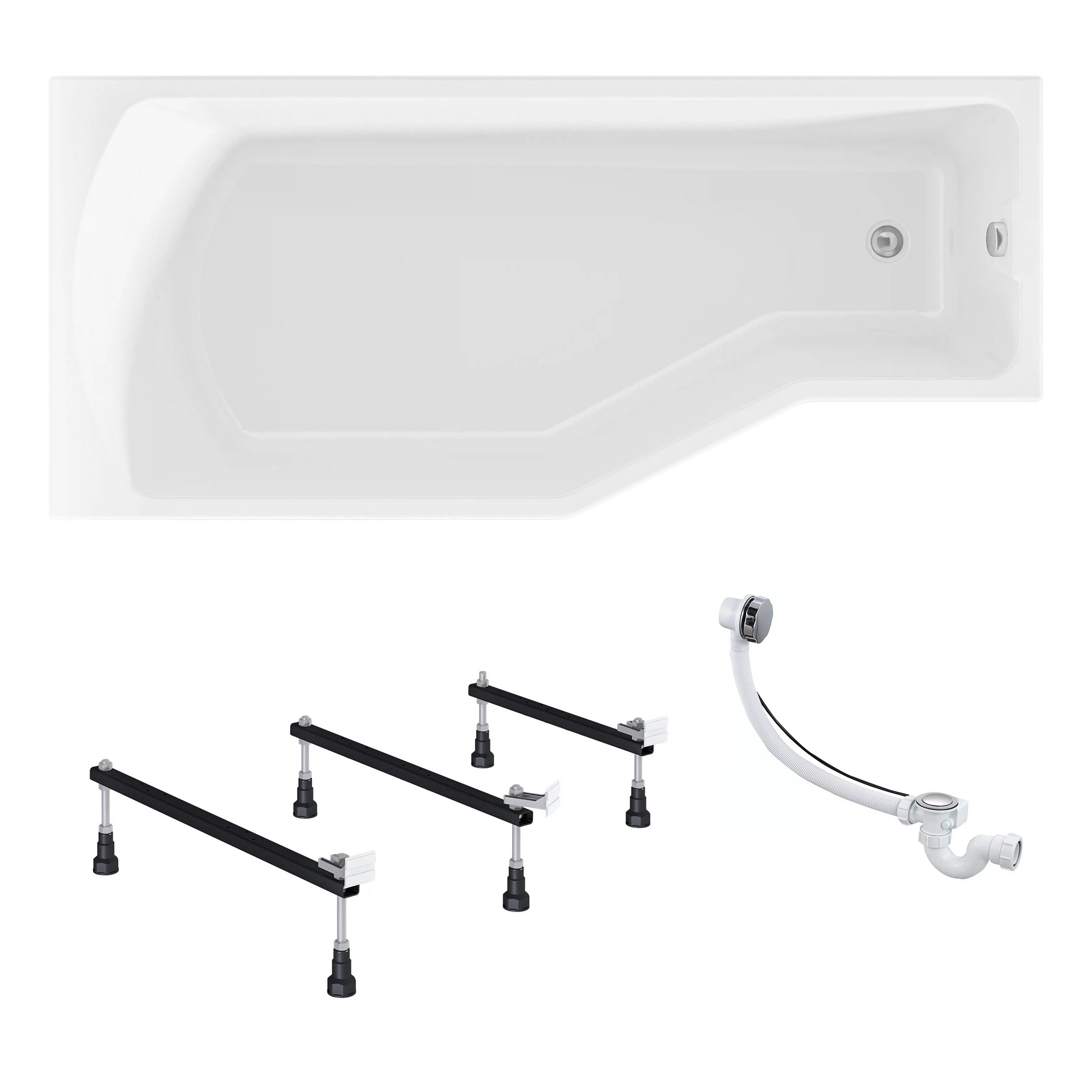 Изображение товара Ванна КОНВЕЙ/CONVEY 1700х750 L Комплект Стандарт 2 01кон1775лкс2+