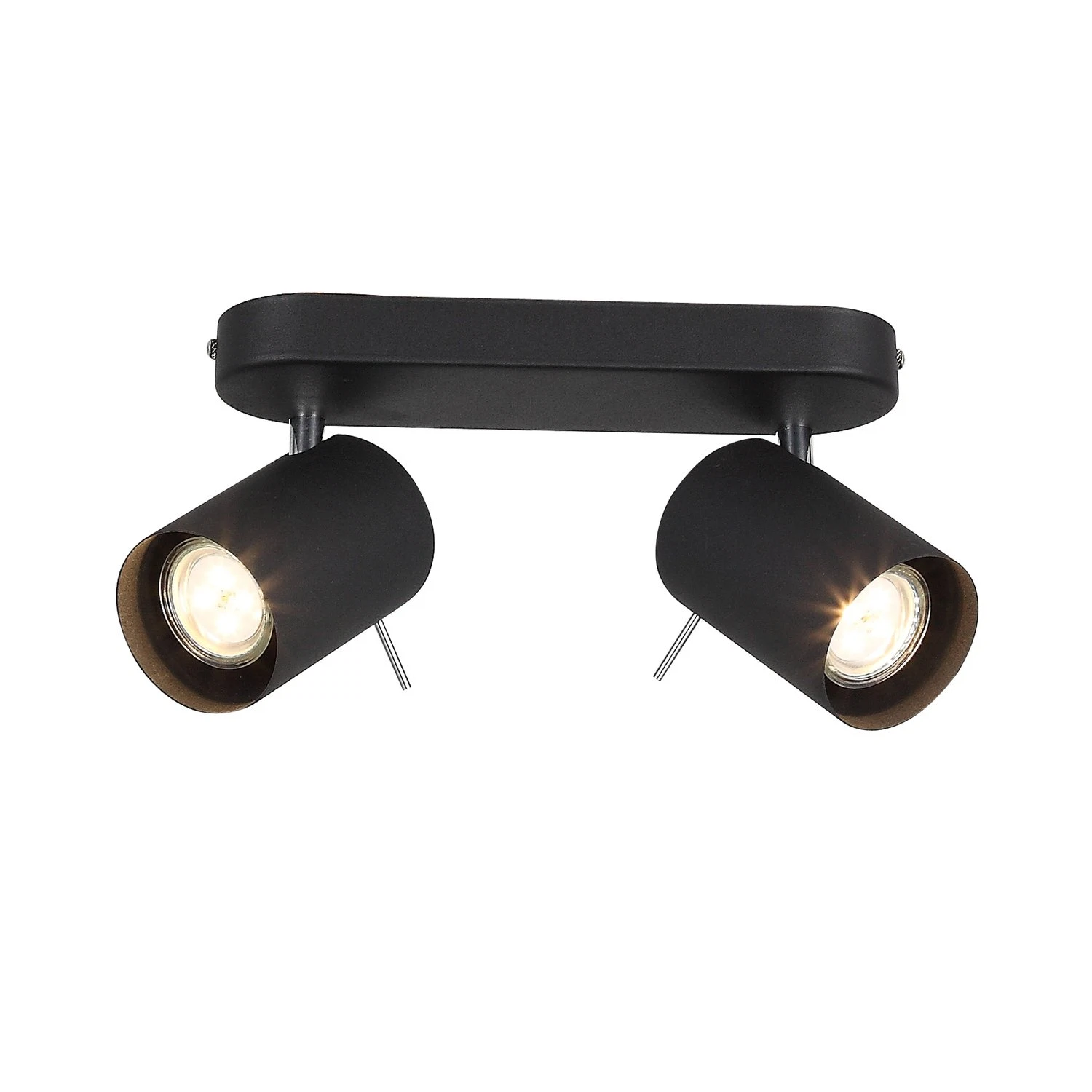 Изображение товара SL597.401.02 Спот ST-Luce Черный, Хром/Черный GU10 LED 2*3W Изображение товара SL597.401.02 Спот ST-Luce Черный, Хром/Черный GU10 LED 2*3W
