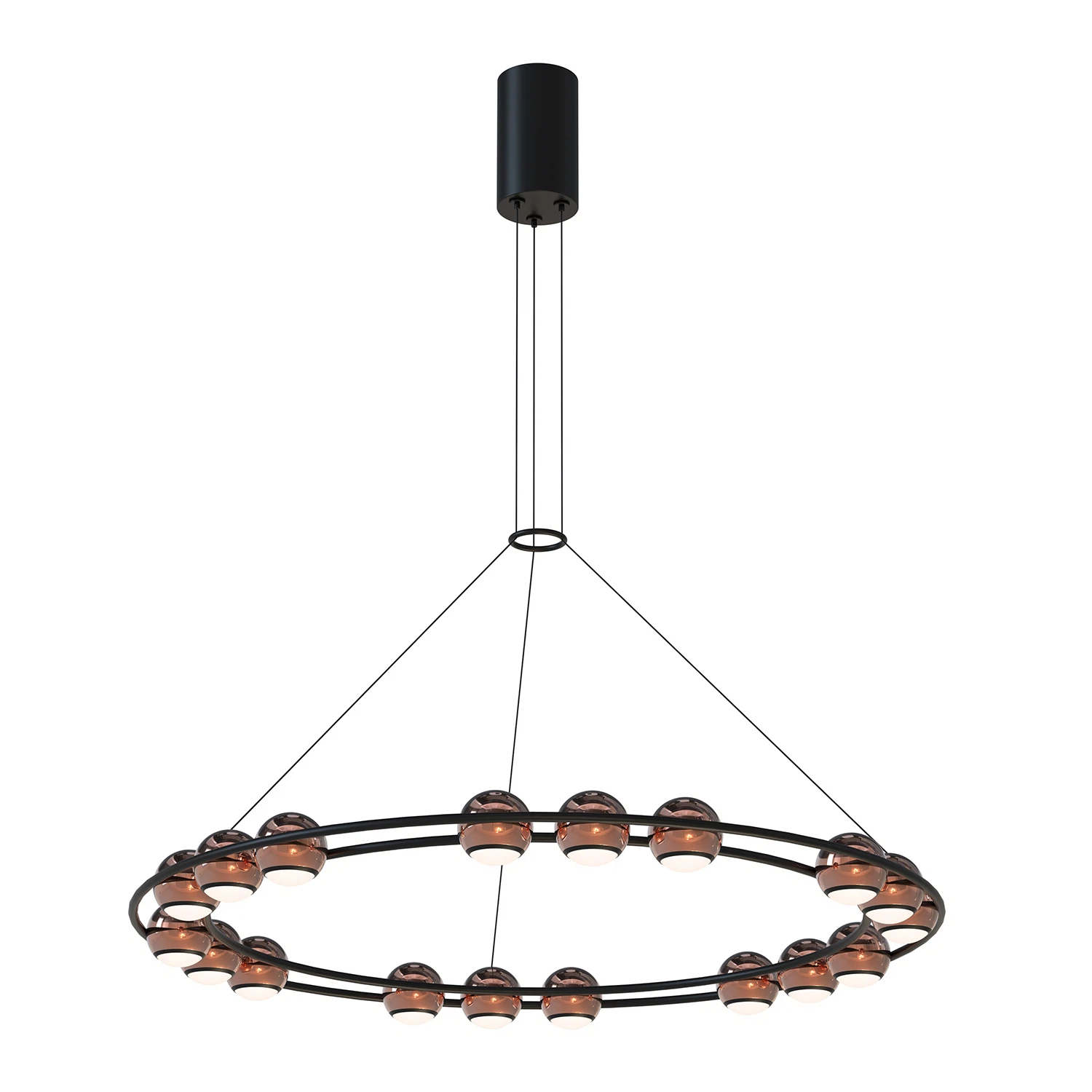 Изображение товара 4561-18P, подвесная люстра, D650xH1500/1675, 18xLEDx4W, 4320LM, 4000K, included