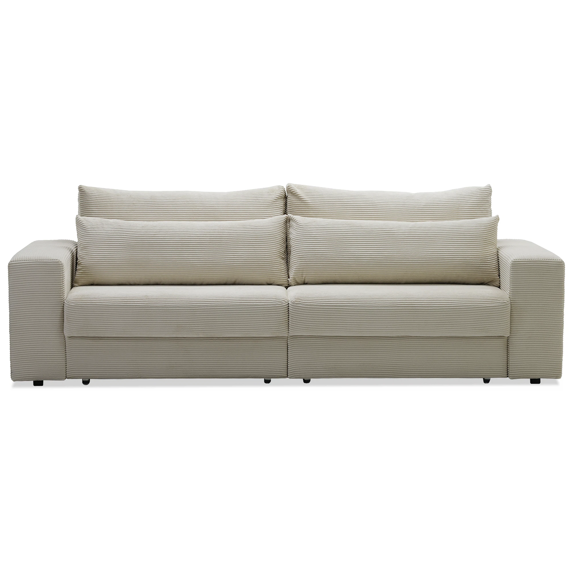 Изображение товара Диван-кровать прямо раскладной Рица Cilium Bone (светло-бежевый)