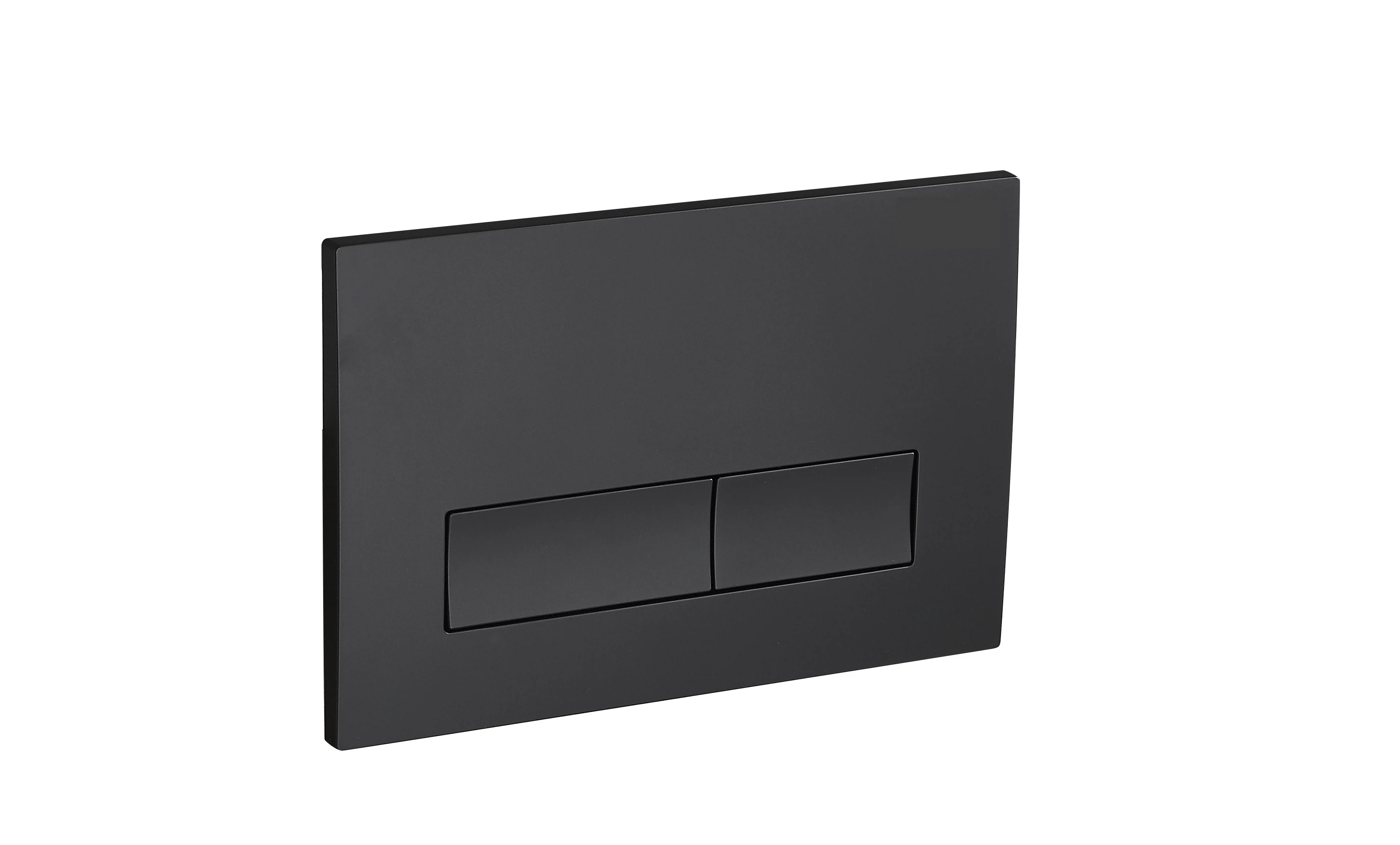 Изображение товара Кнопка смыва EvaGold 02, пластик прямоугольн черный матовый для инсталляции EvaGold 400 и EvaGold500