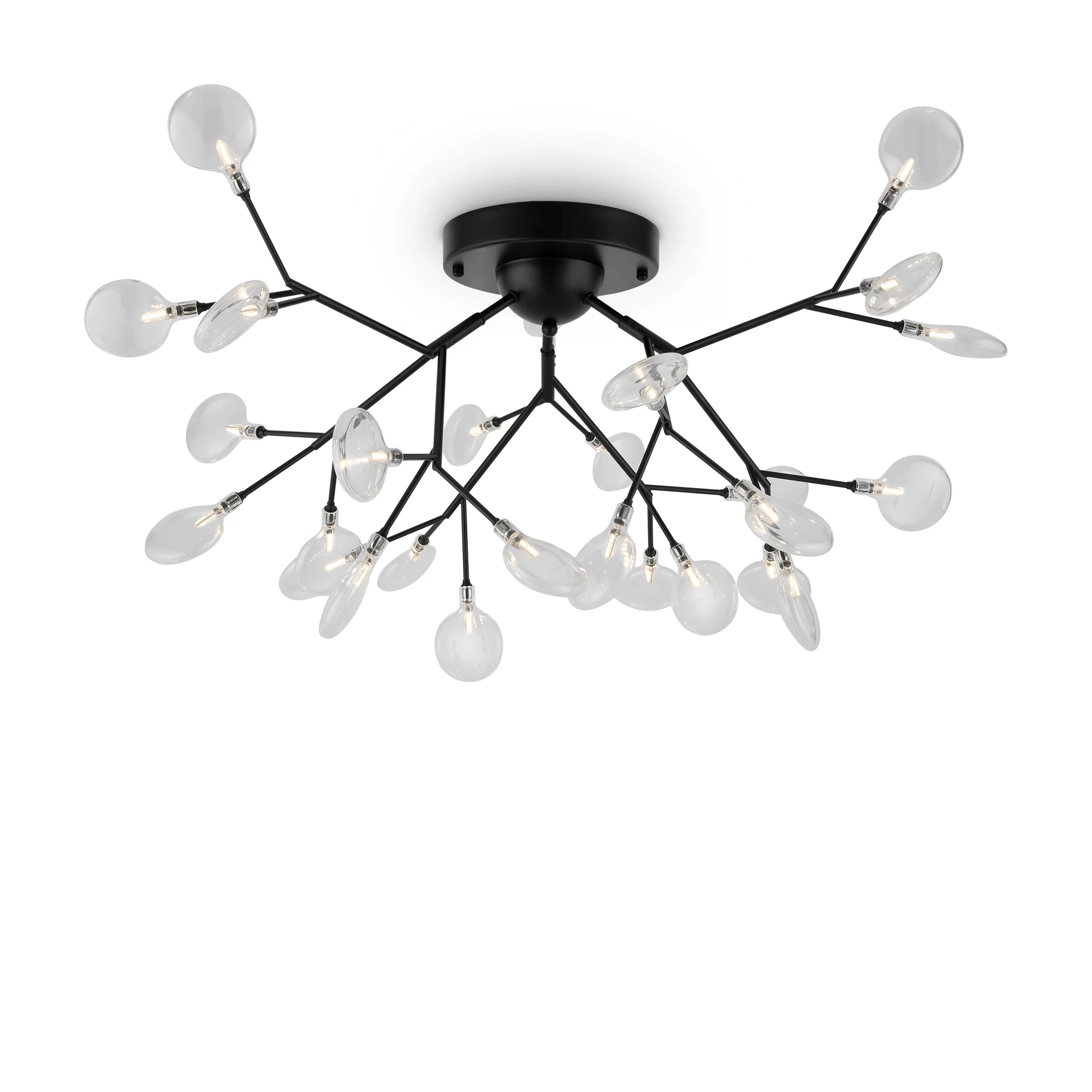 Изображение товара Люстра Freya Florencia FR5049CL-27B в стиле модерн с флористическим дизайном