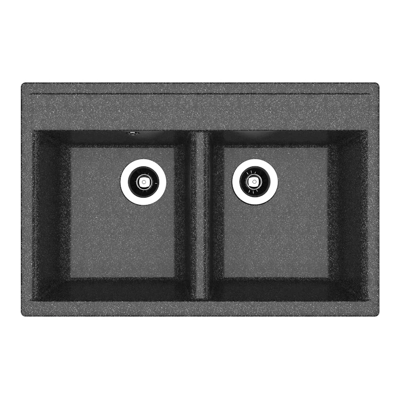 Изображение товара Кухонная мойка Dr. Gans АСТРА 25.060.E0780.407, черный, искусственный мрамор