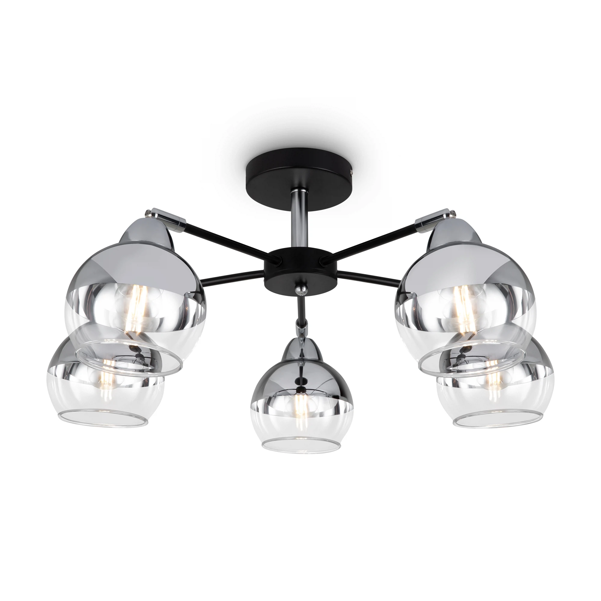 Изображение товара Люстра Freya Jasper FR5225PL-05B Черный 5 E27 60Вт.