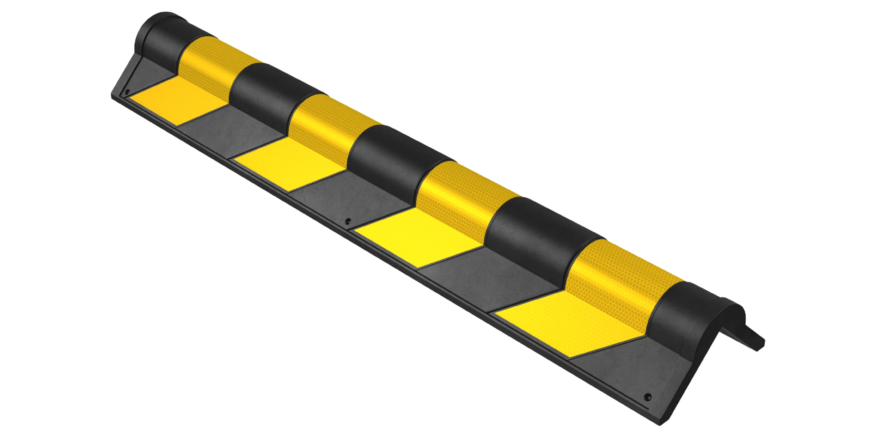 Изображение товара Демпфер угловой резиновый круглый ДКУ-20-800 с светоотражателями Россия