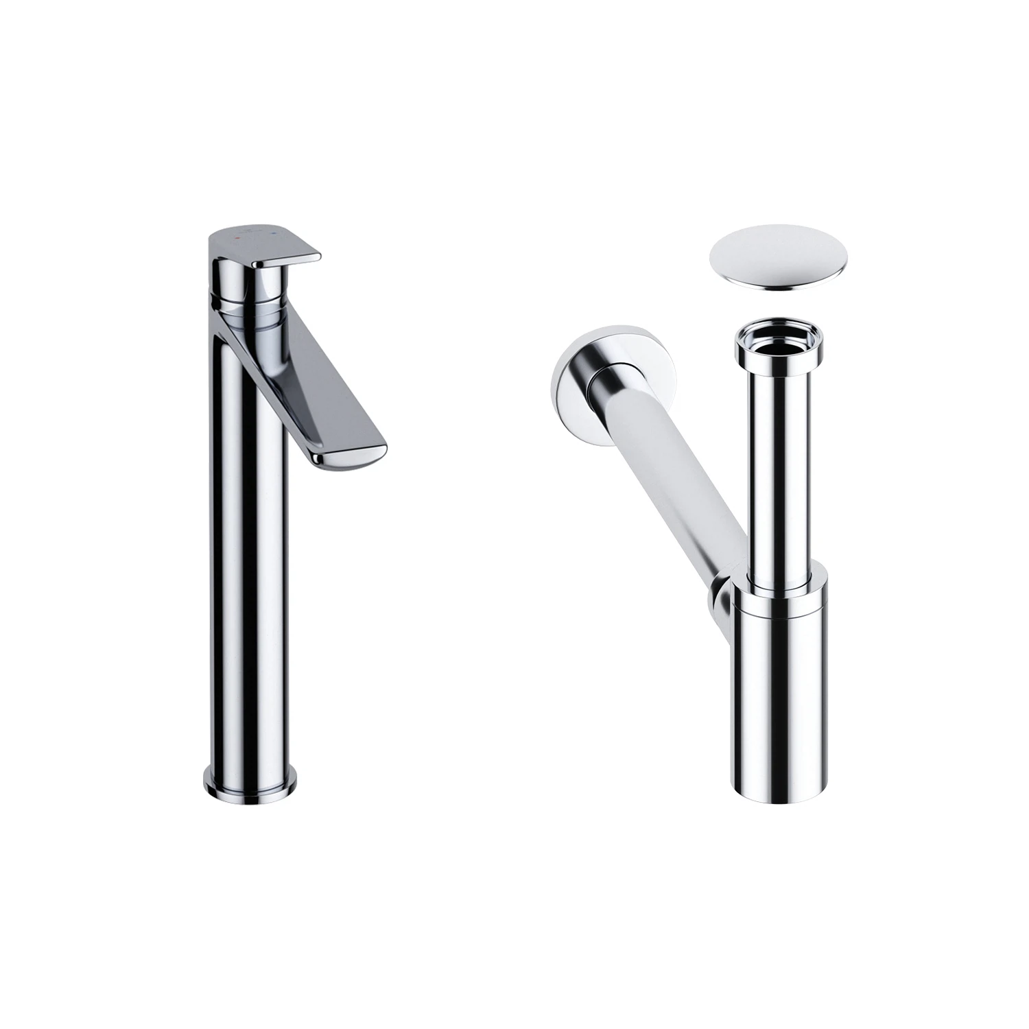 Изображение товара Рычажный смеситель для умывальника Wellsee ICON! for life Хром , 201000031