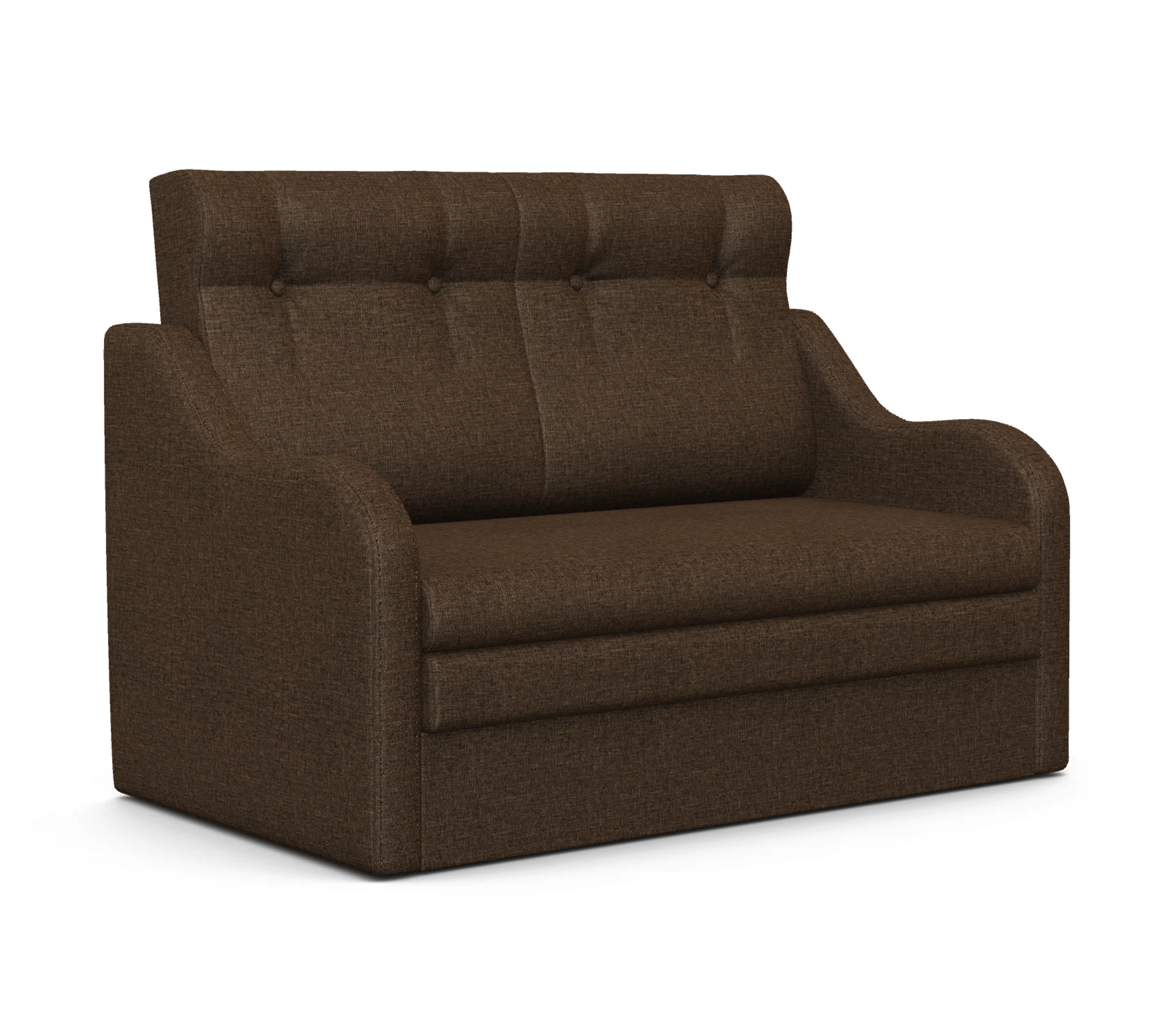 Изображение товара Диван-кровать Классика 2В рогожка шоколадный современный комфорт