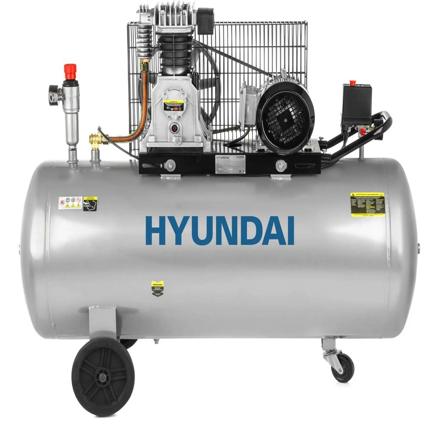 Изображение товара Поршневой масляный компрессор HYUNDAI HYC 40200-3BD 420 л/мин 10 бар