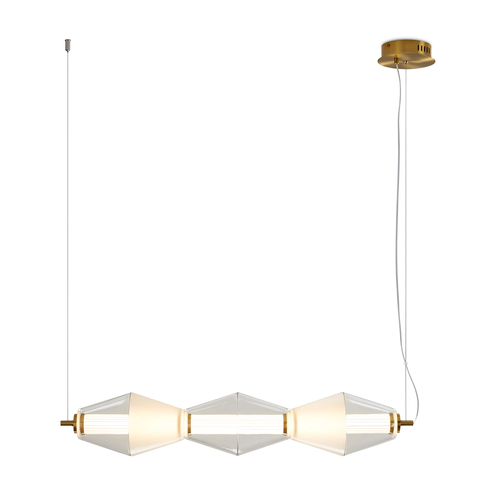 Изображение товара Подвесной светильник FREYA Lolli FR6139PL-L8BS серия Plum, LED, стекло, регулируемая высота, соврем