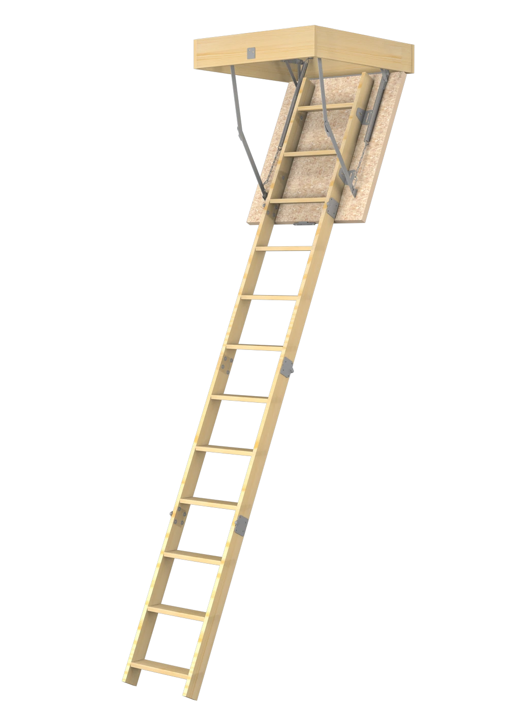 Изображение товара Деревянная чердачная лестница ЧЛ-22 600х1200 для удобного подъема