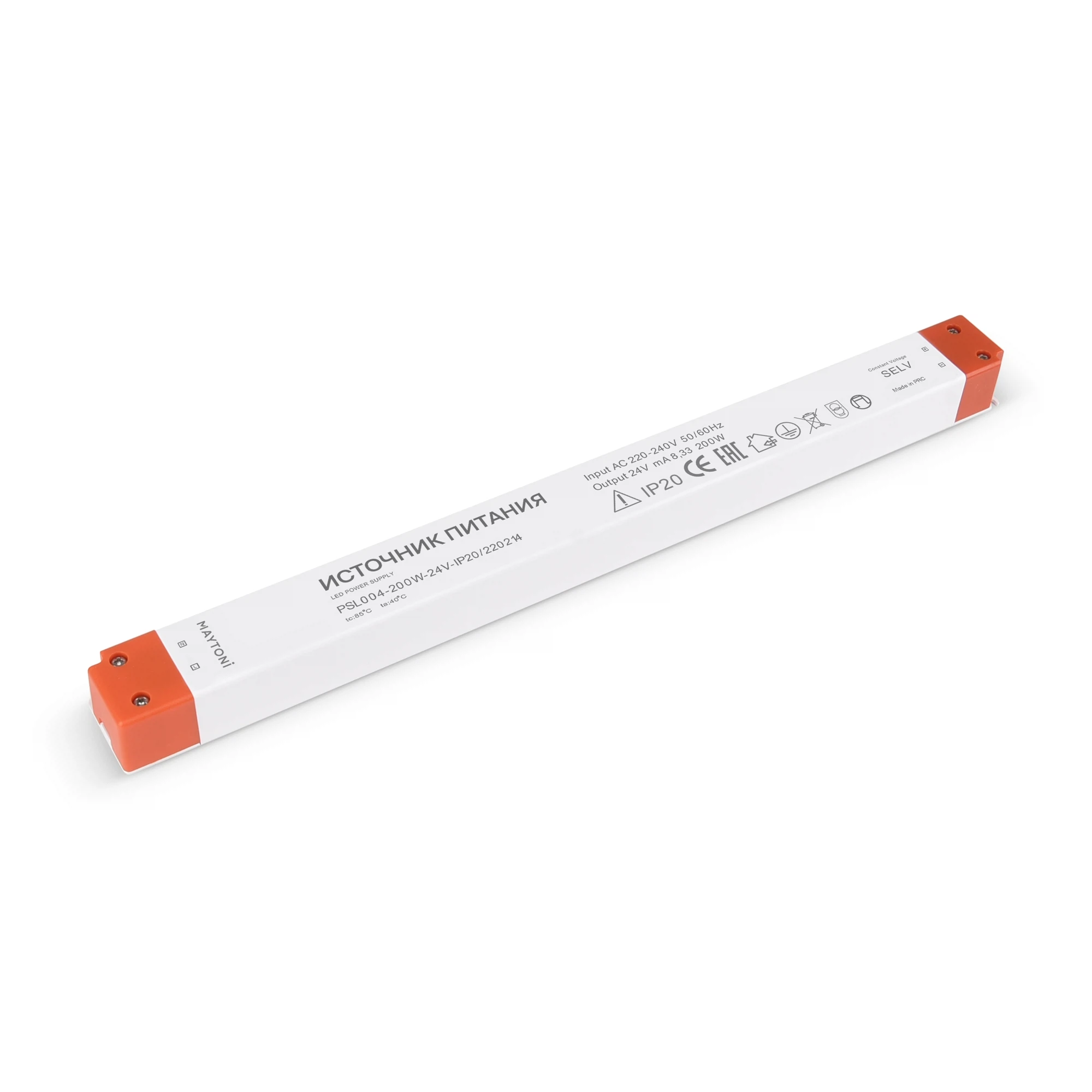 Изображение товара Блок питания для светодиодных лент Maytoni Led Strip PSL004 24В 200Вт IP20