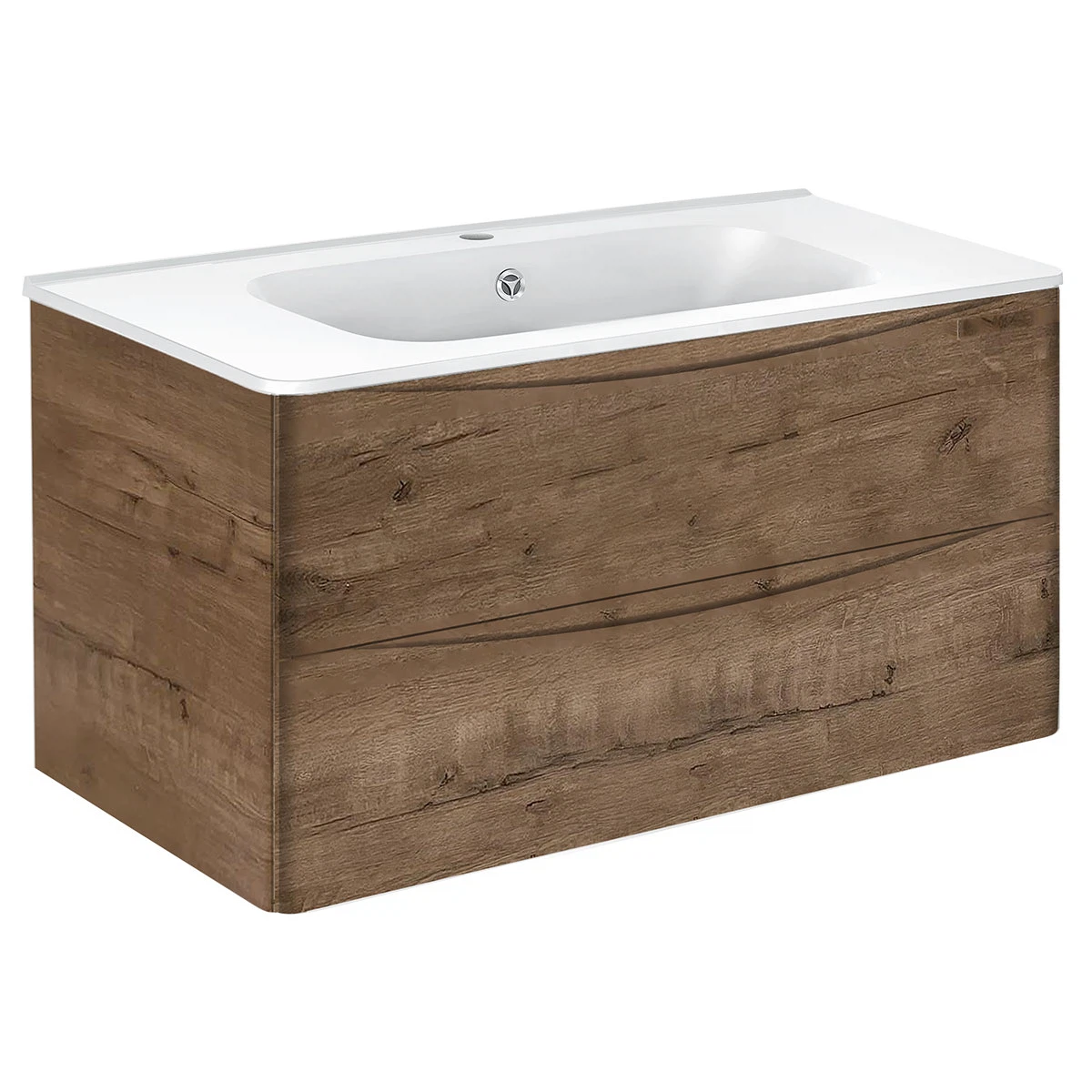 Изображение товара Тумба под раковину Vincea Paola 1000 подвесная с 2 ящиками soft close