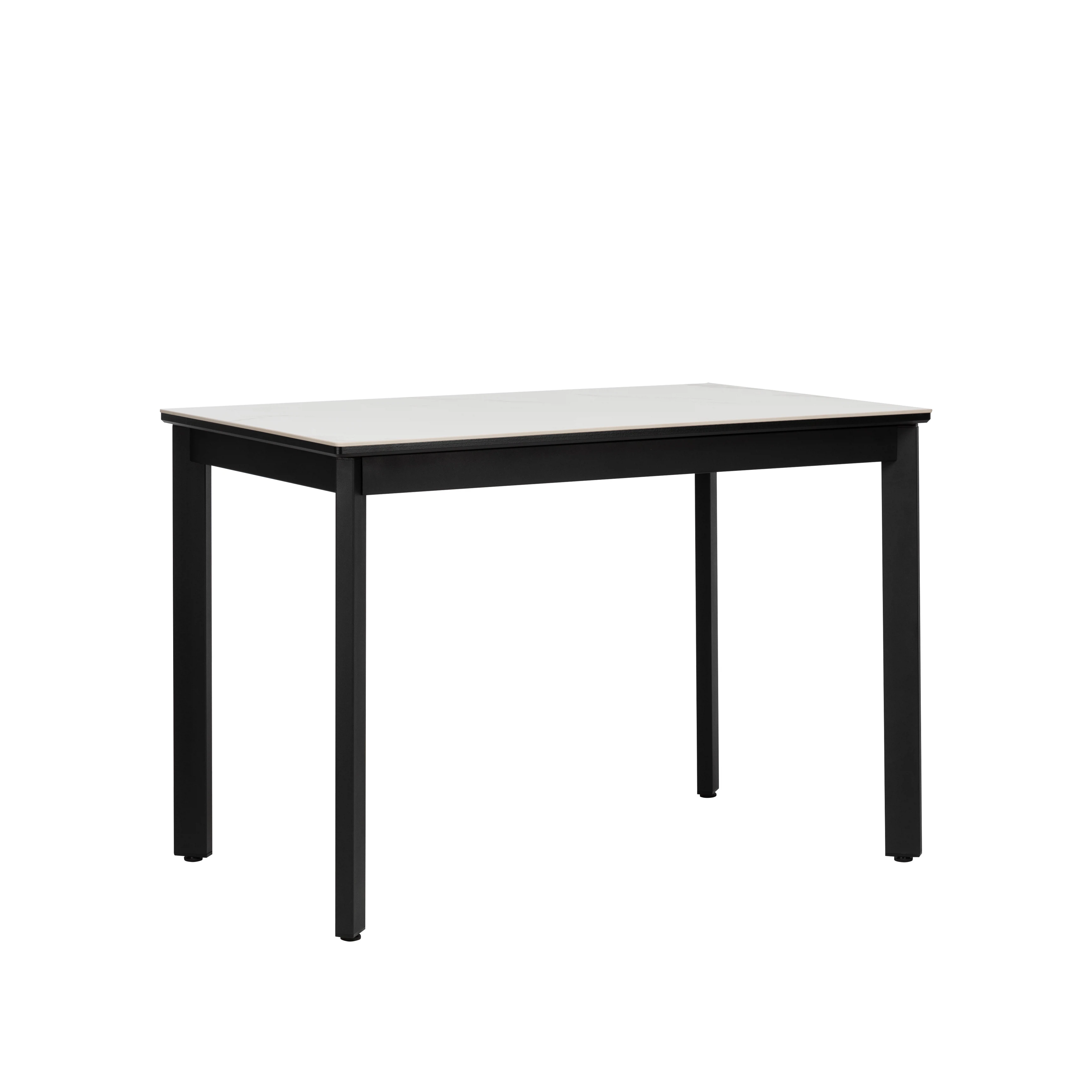 Изображение товара Стол раздвижной Айлин 2Р Опора черная/керамика белый мрамор