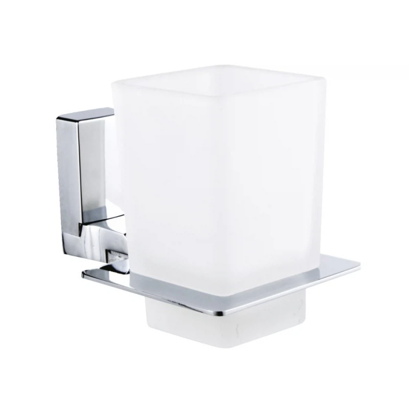 Изображение товара Haiba HB8806 Стакан для ванной, подвесной, хром/стекло