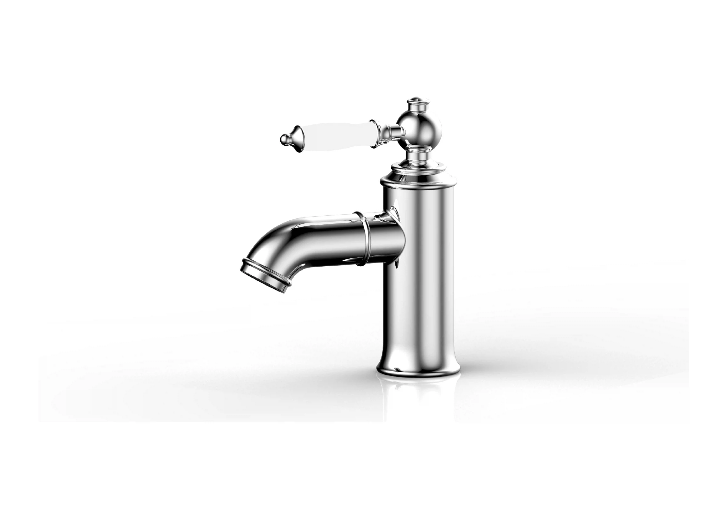 Изображение товара Смеситель для раковины Culto ANTIQUE арт WB01ANT хром ретро стиль высокое качество