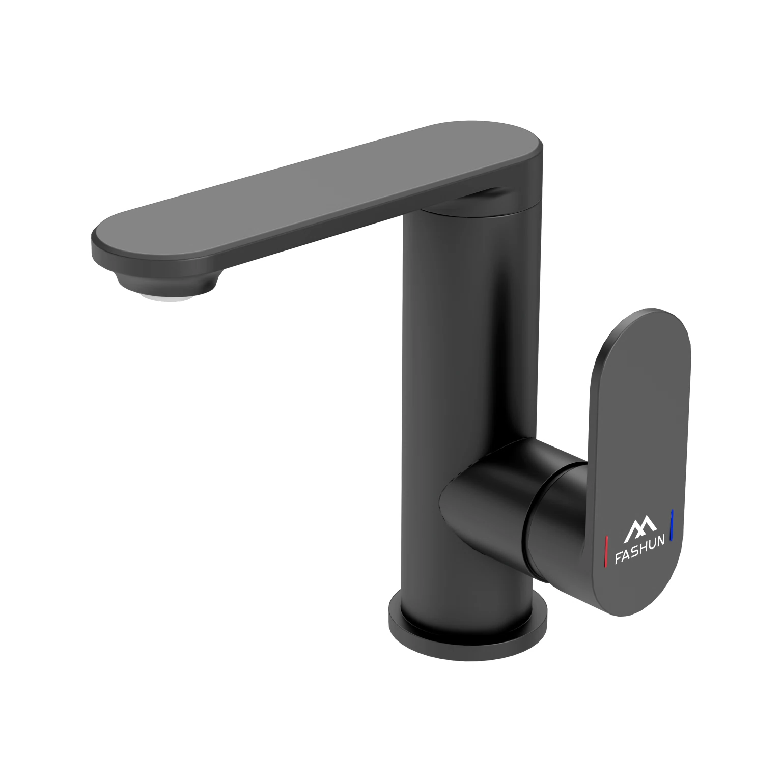 Изображение товара A8885-7 Смеситель для умывальника с поворотным изливом и регулируемым аэратором, черный